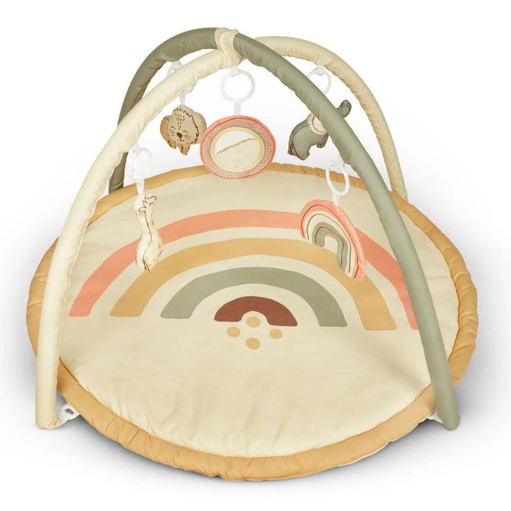 Hakuna Matte: Jungle Rainbow Baby Play Gym with Discovery Mirror & 4 Toys