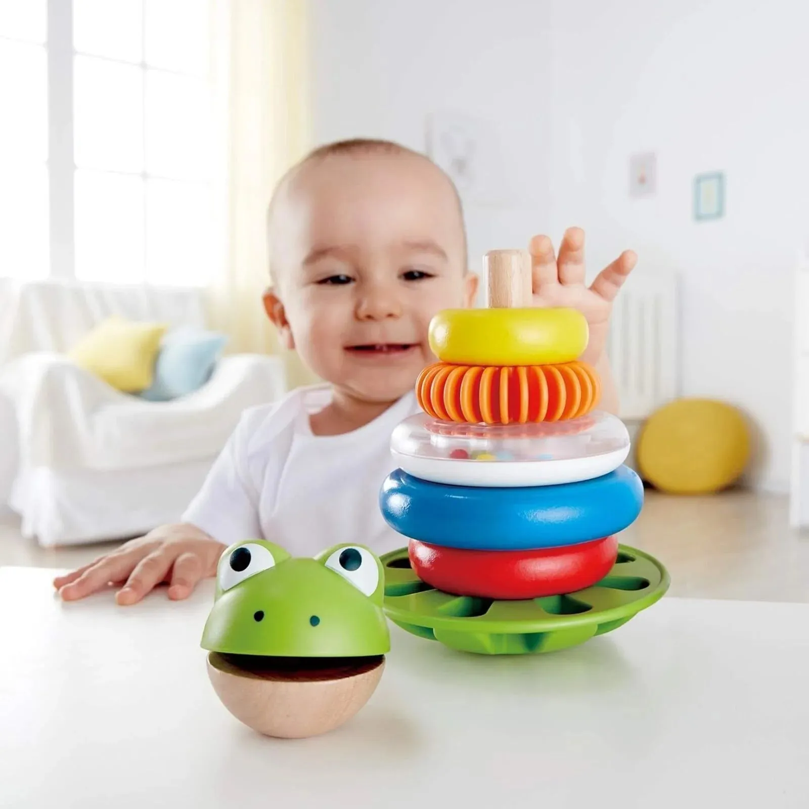 Hape Mr. Frog Stacking Rings