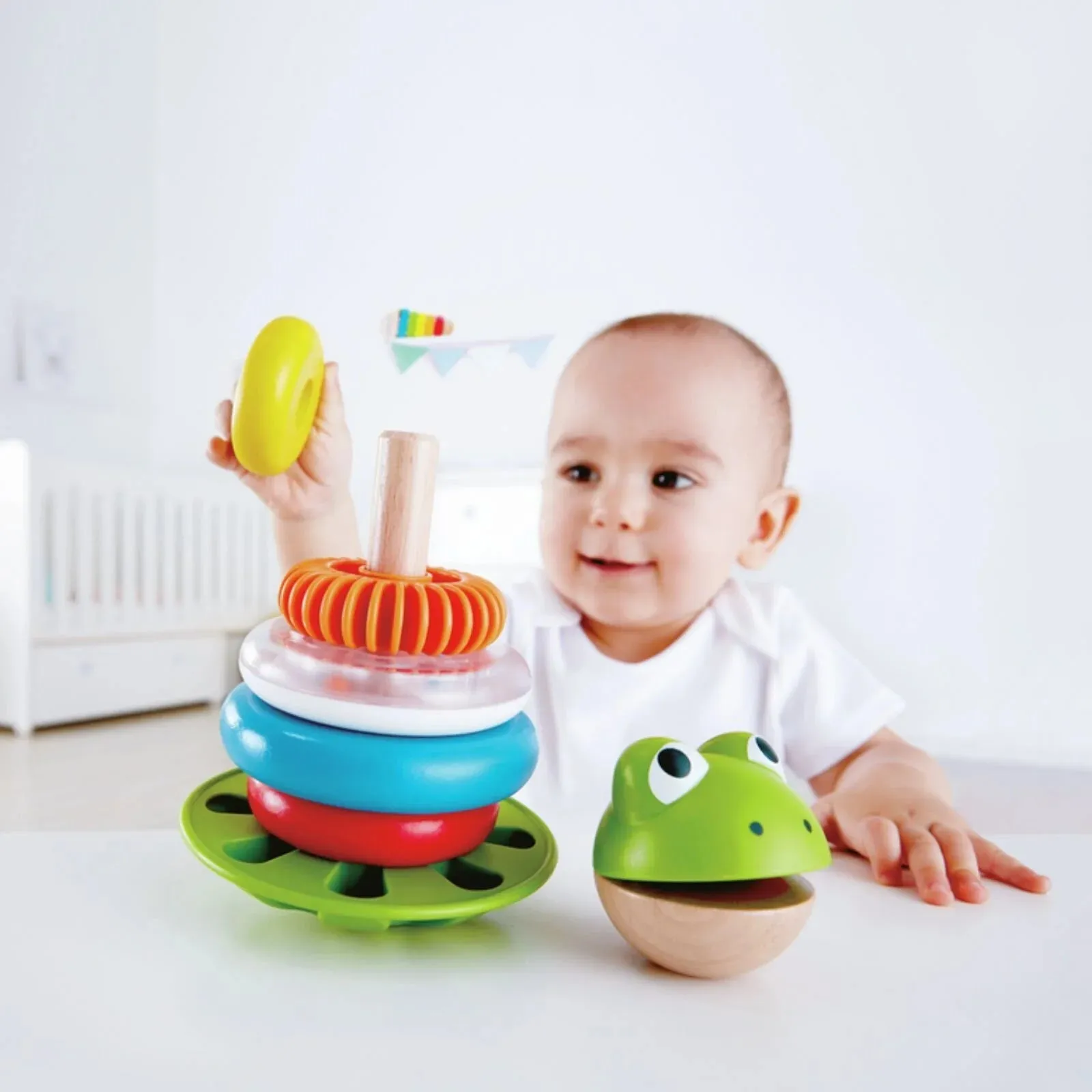 Hape Mr. Frog Stacking Rings