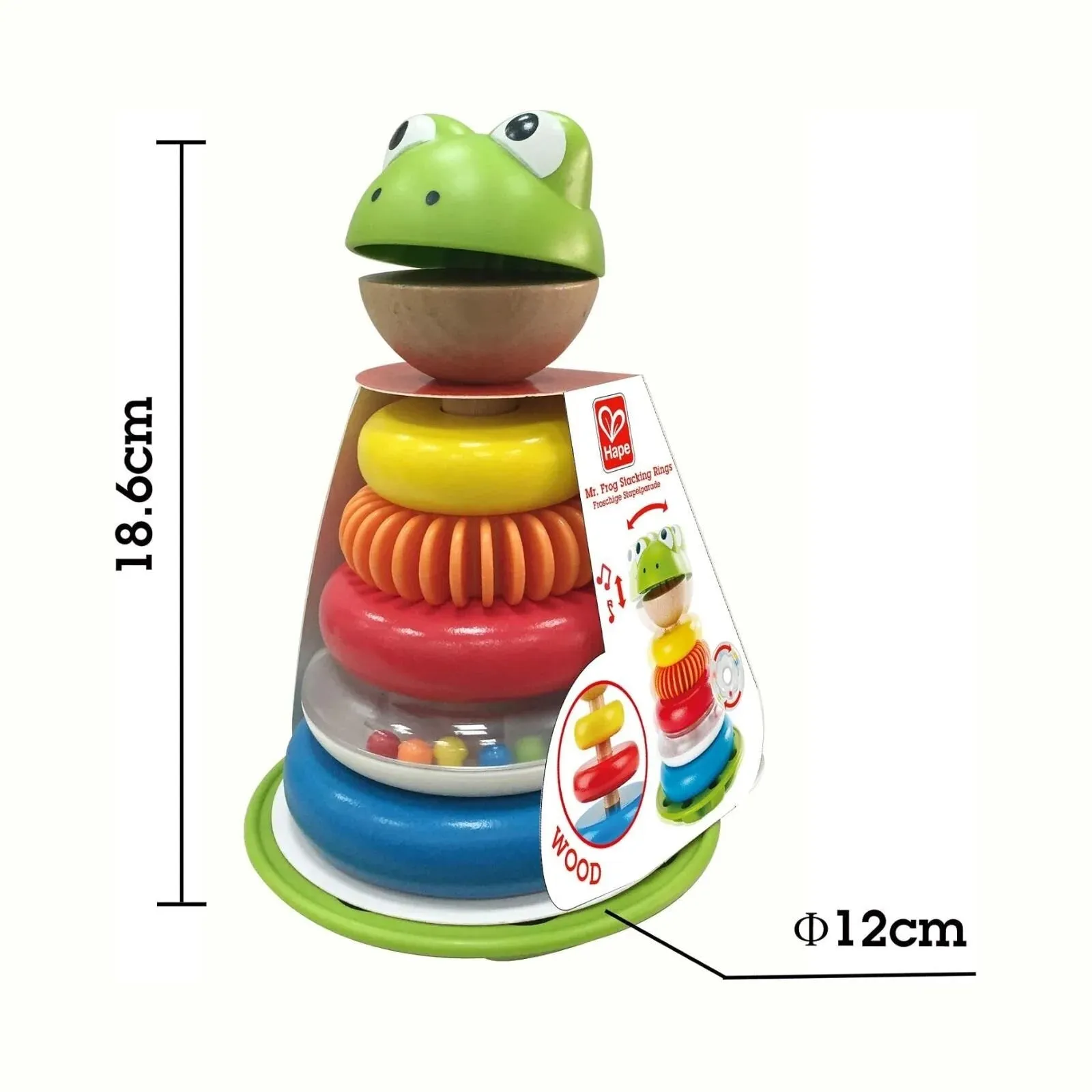 Hape Mr. Frog Stacking Rings