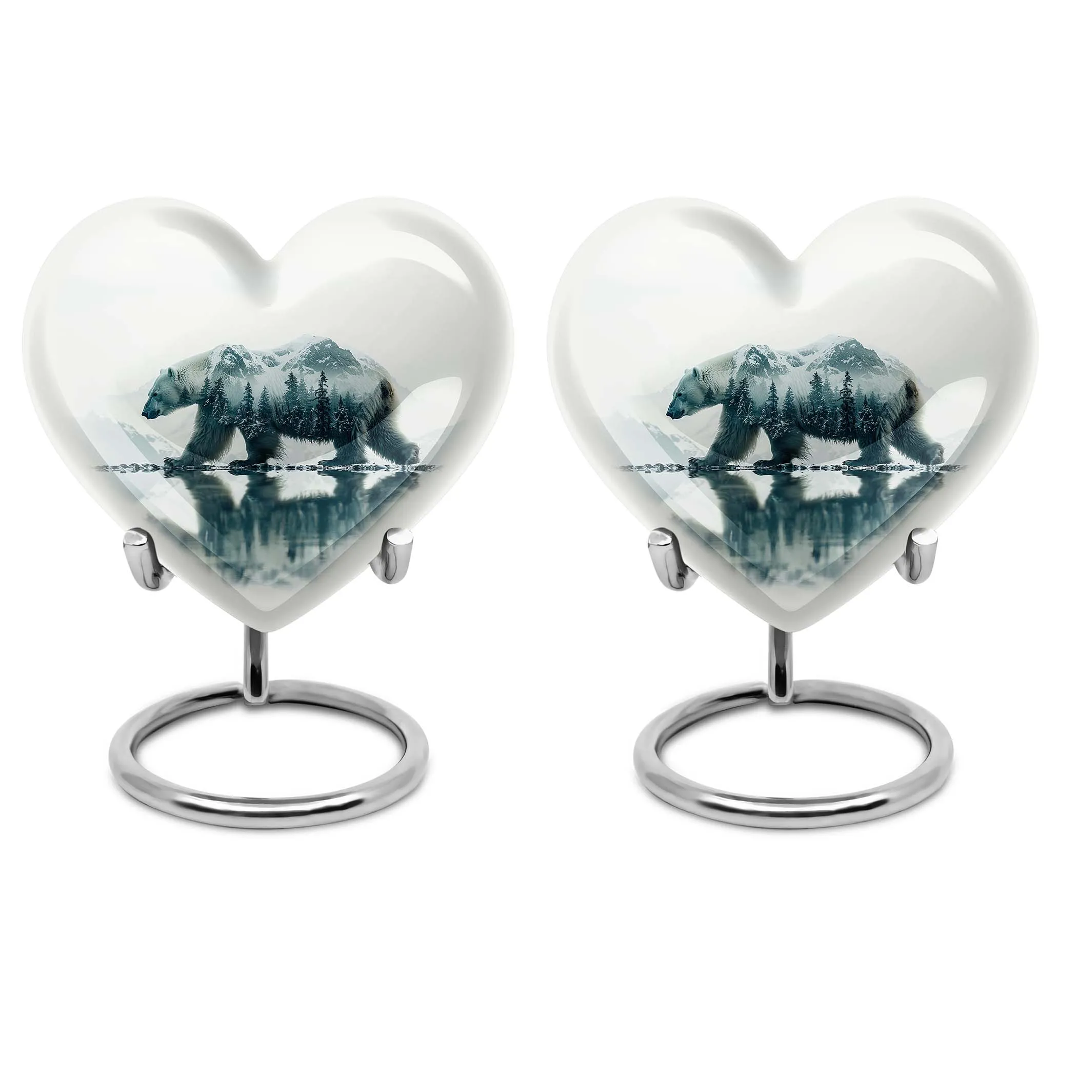 Heartfelt Love Bear Urn: A Noble Memorial for Mom's Ashes
