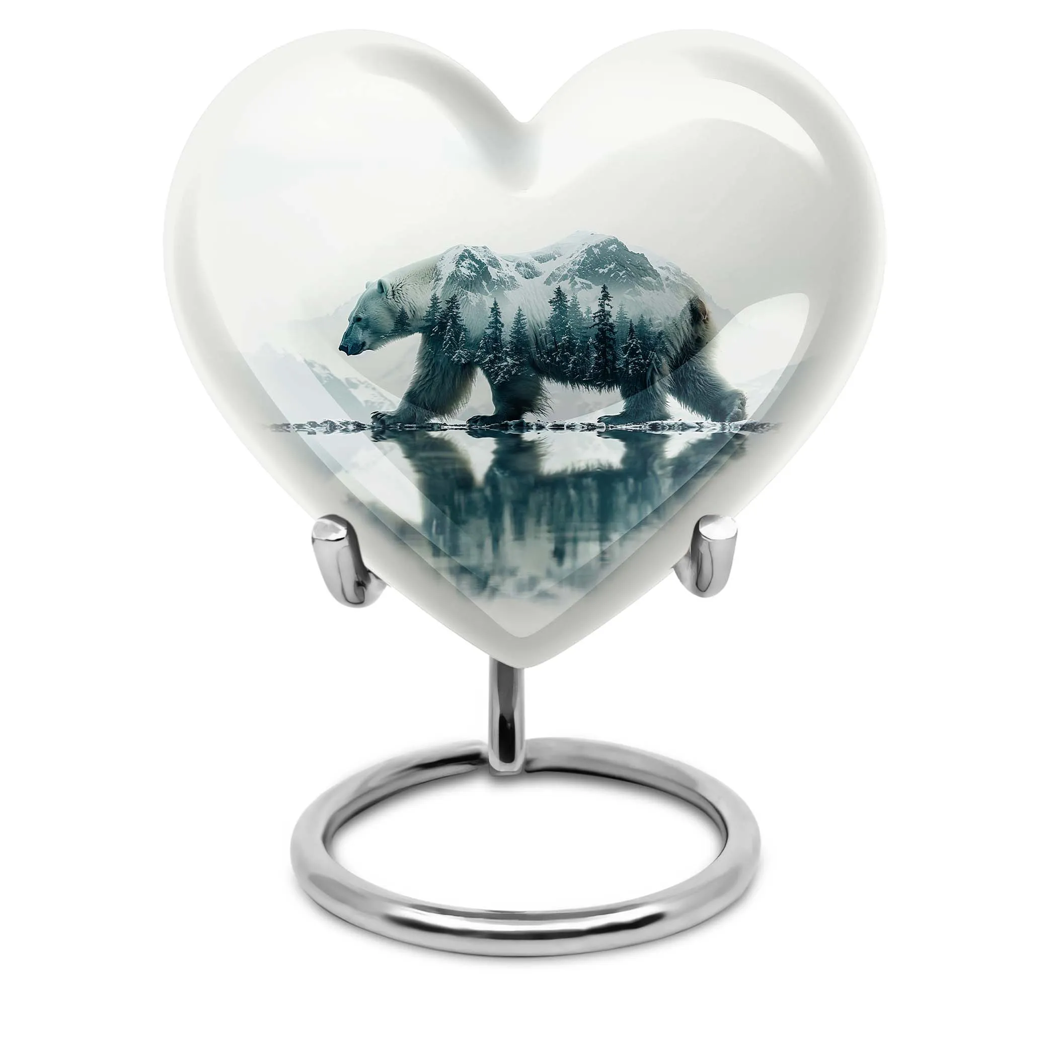 Heartfelt Love Bear Urn: A Noble Memorial for Mom's Ashes