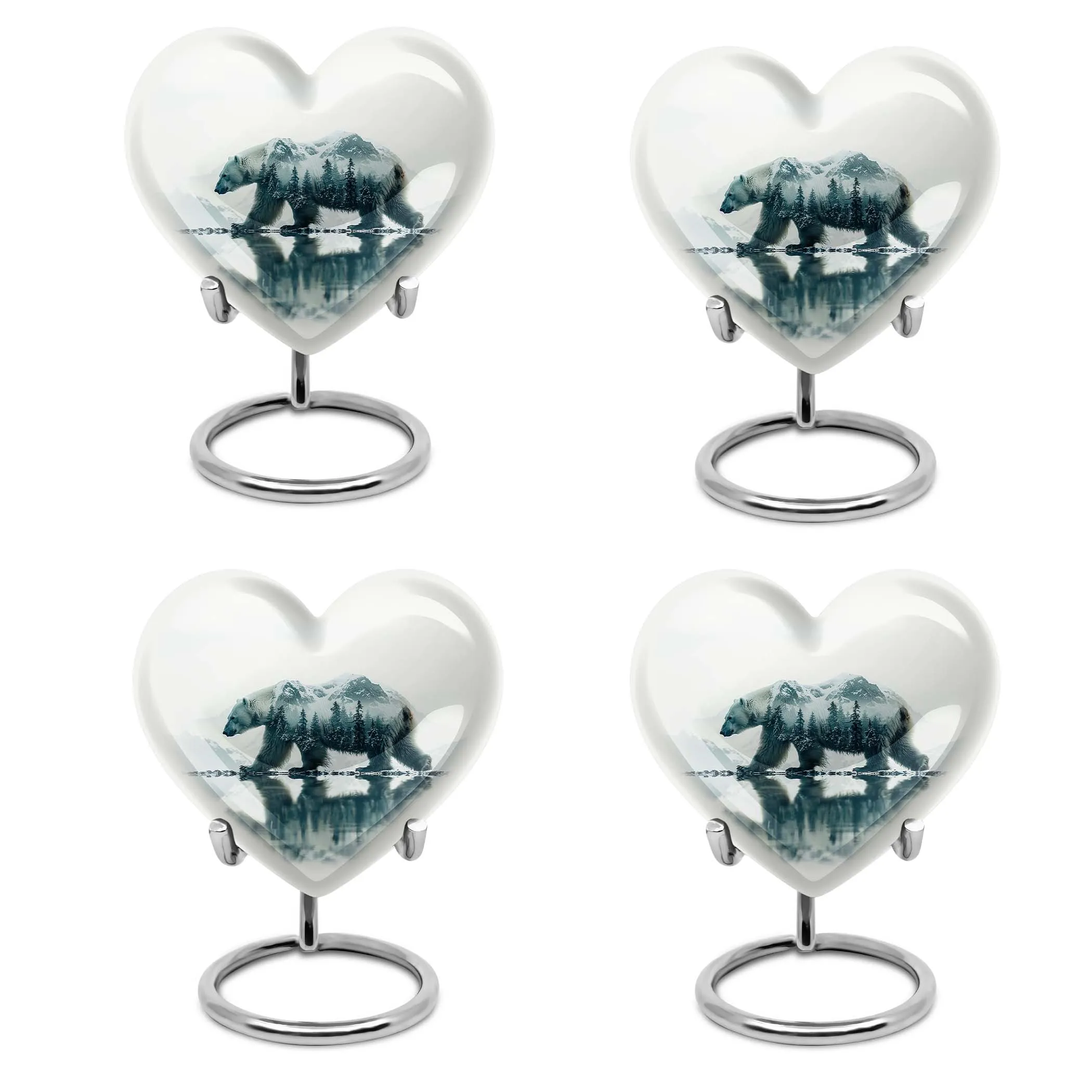Heartfelt Love Bear Urn: A Noble Memorial for Mom's Ashes