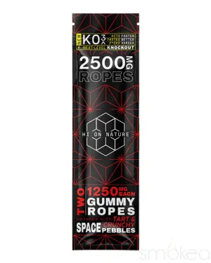 Hi On Nature 2500mg KO3 Knockout Gummy Ropes