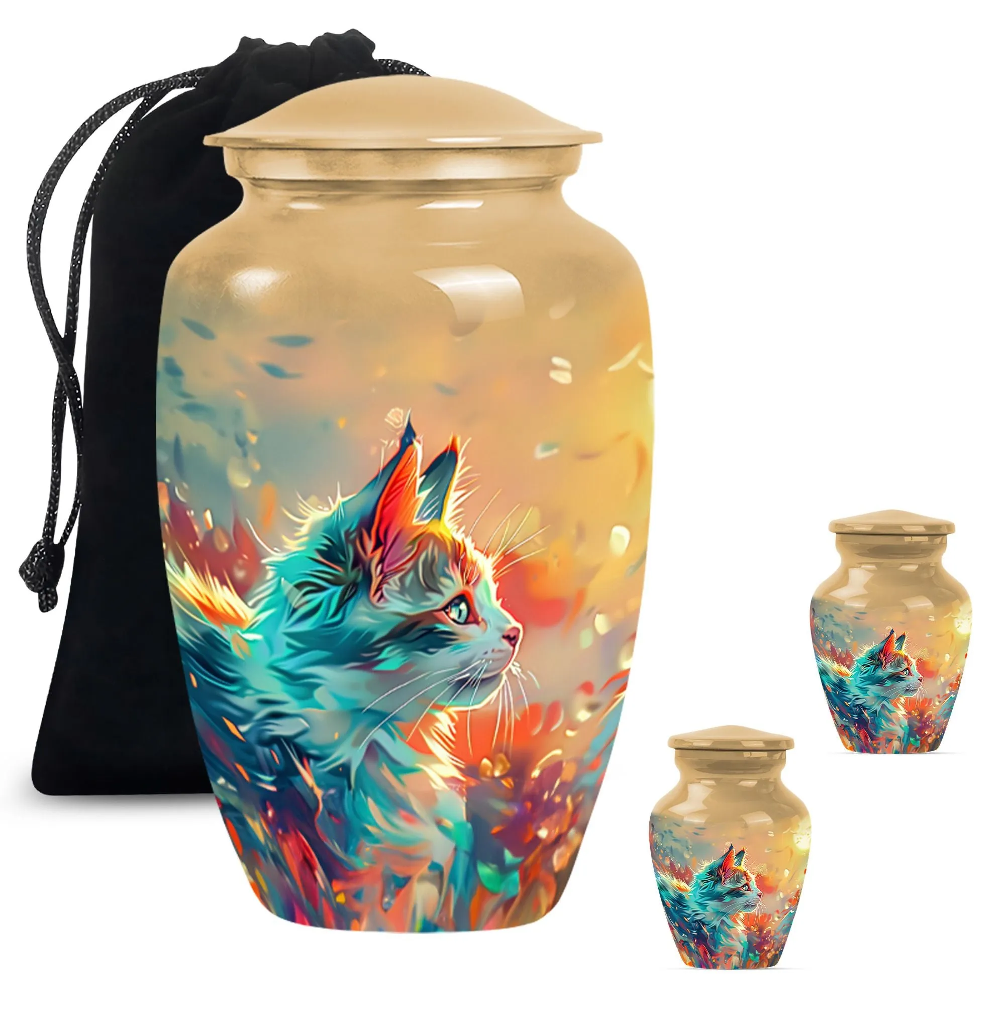 Honoring Memories Cat Urn for Ashes