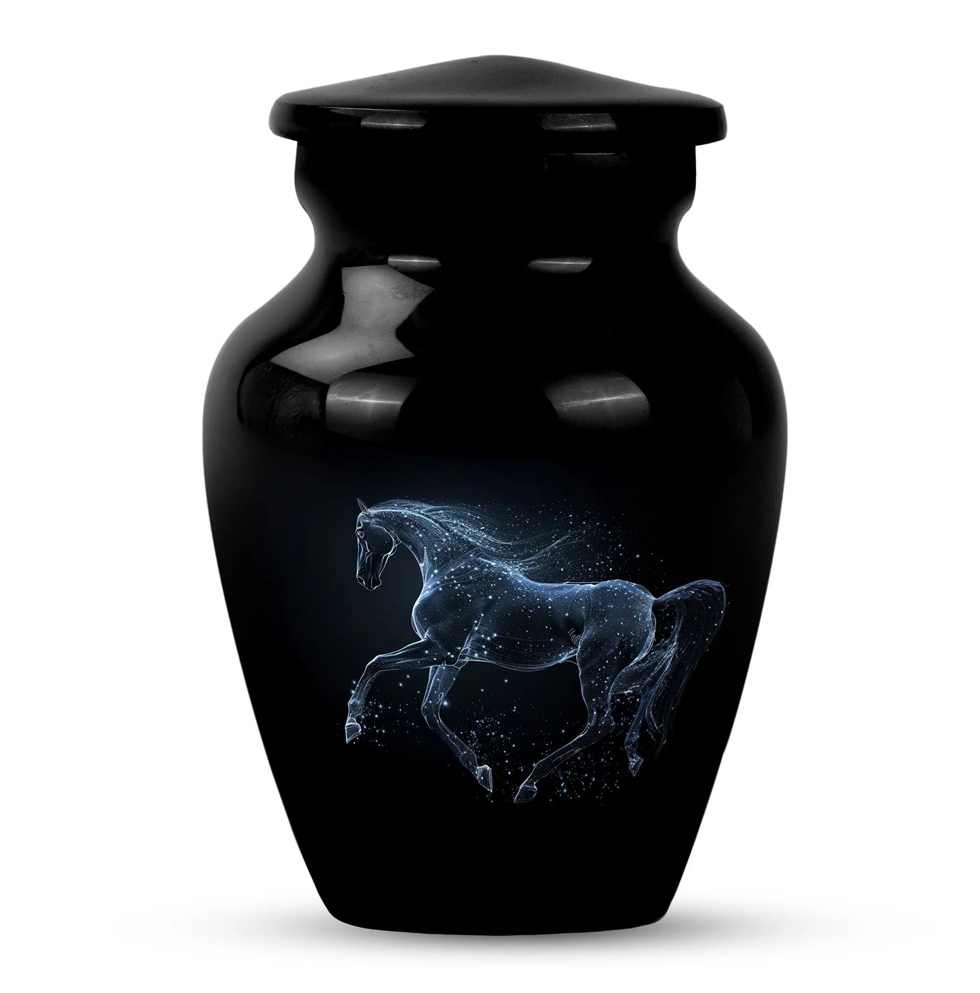 Horse Classic Cremation - Ideal Funeral Urn for Adult Loved Ones