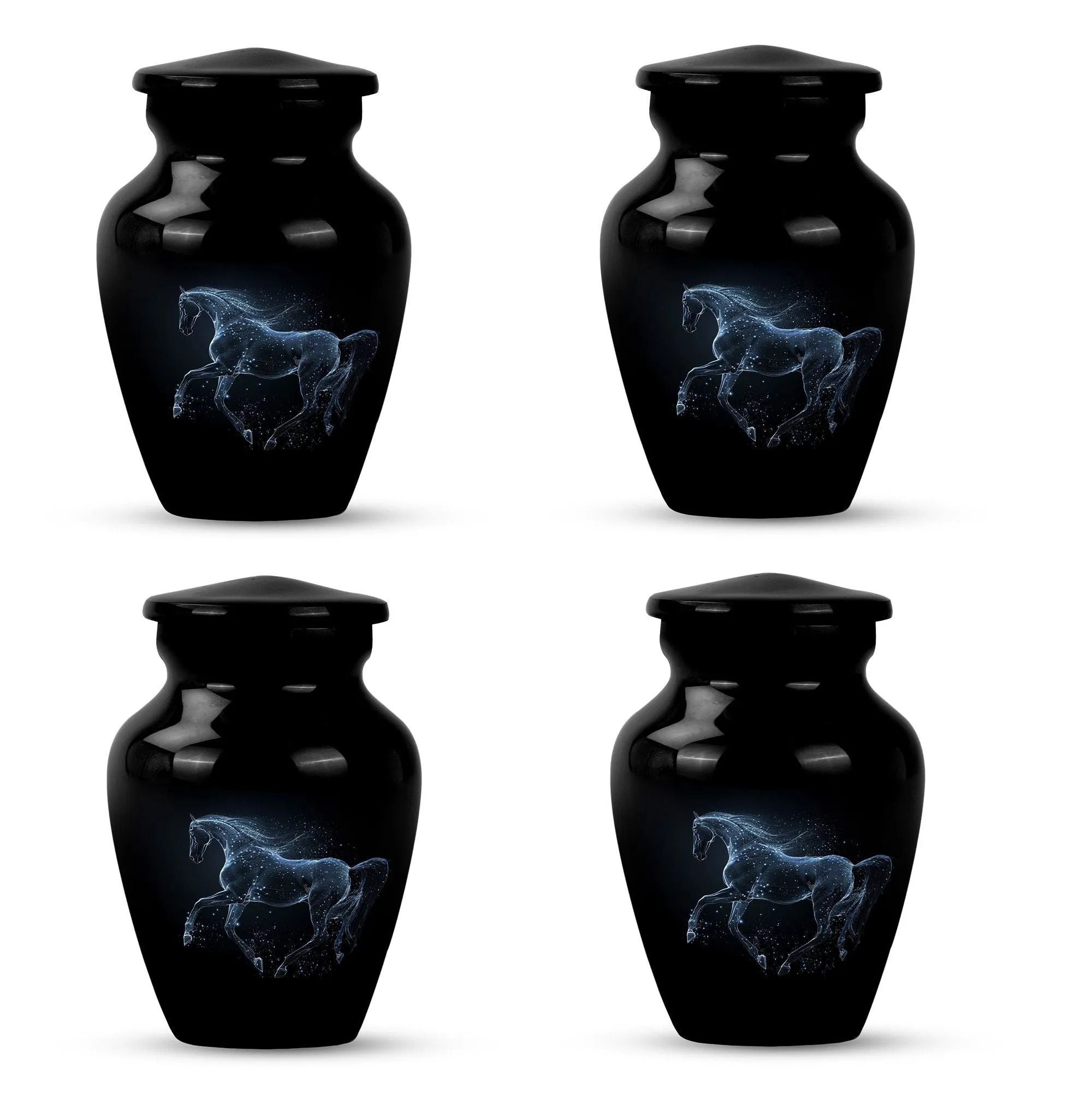 Horse Classic Cremation - Ideal Funeral Urn for Adult Loved Ones