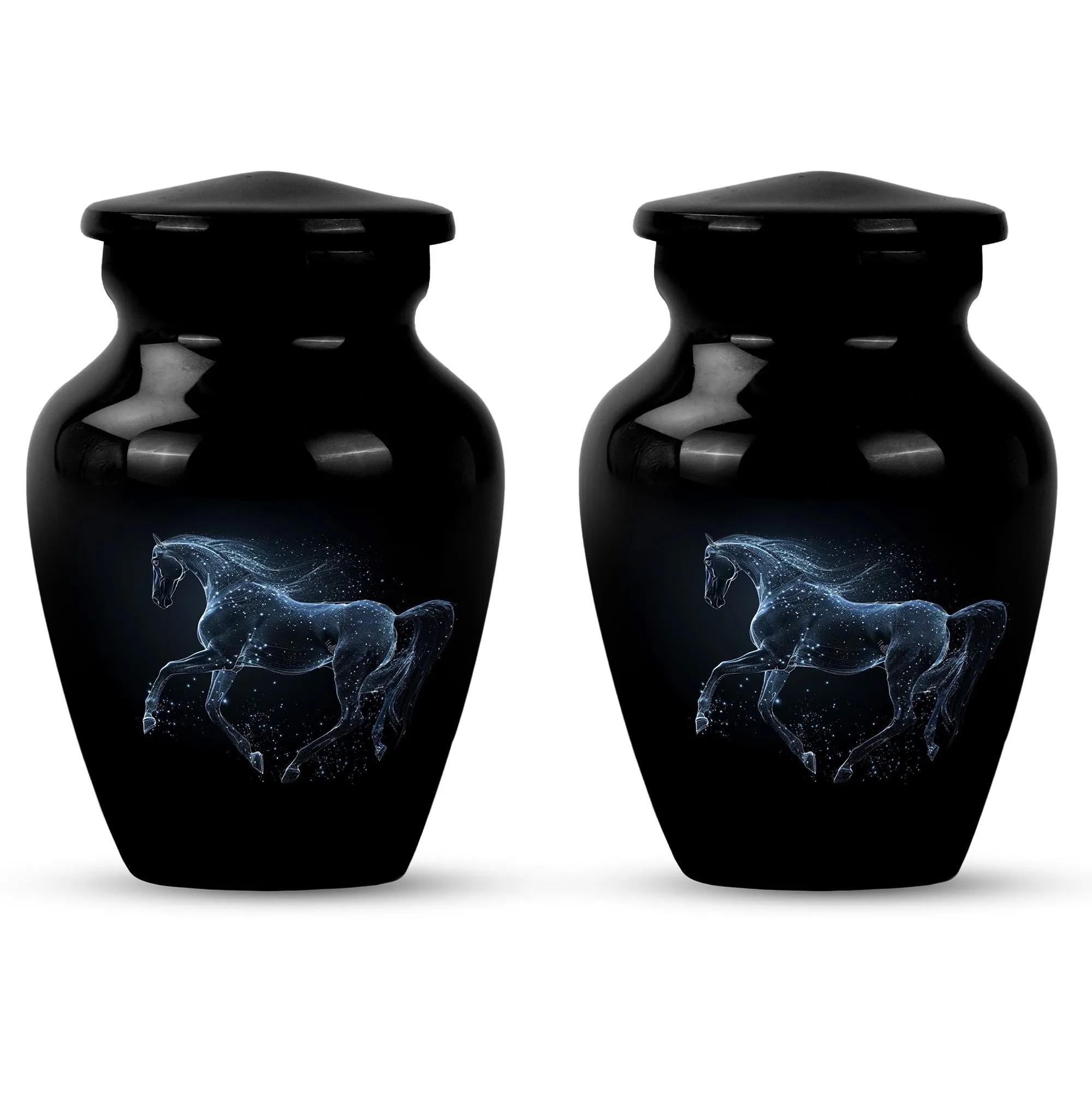 Horse Classic Cremation - Ideal Funeral Urn for Adult Loved Ones