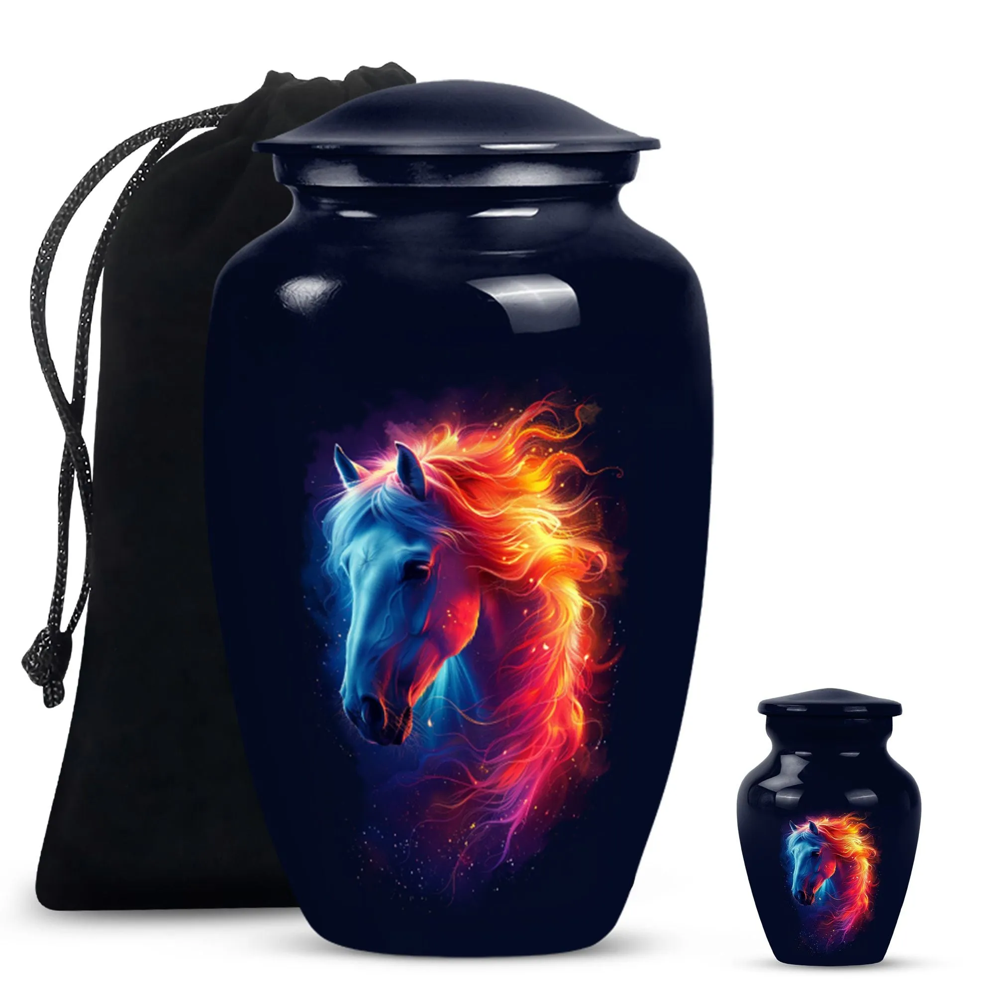 Horse Urn Tranquil Rest - Unforgettable Memorial Forever Urn