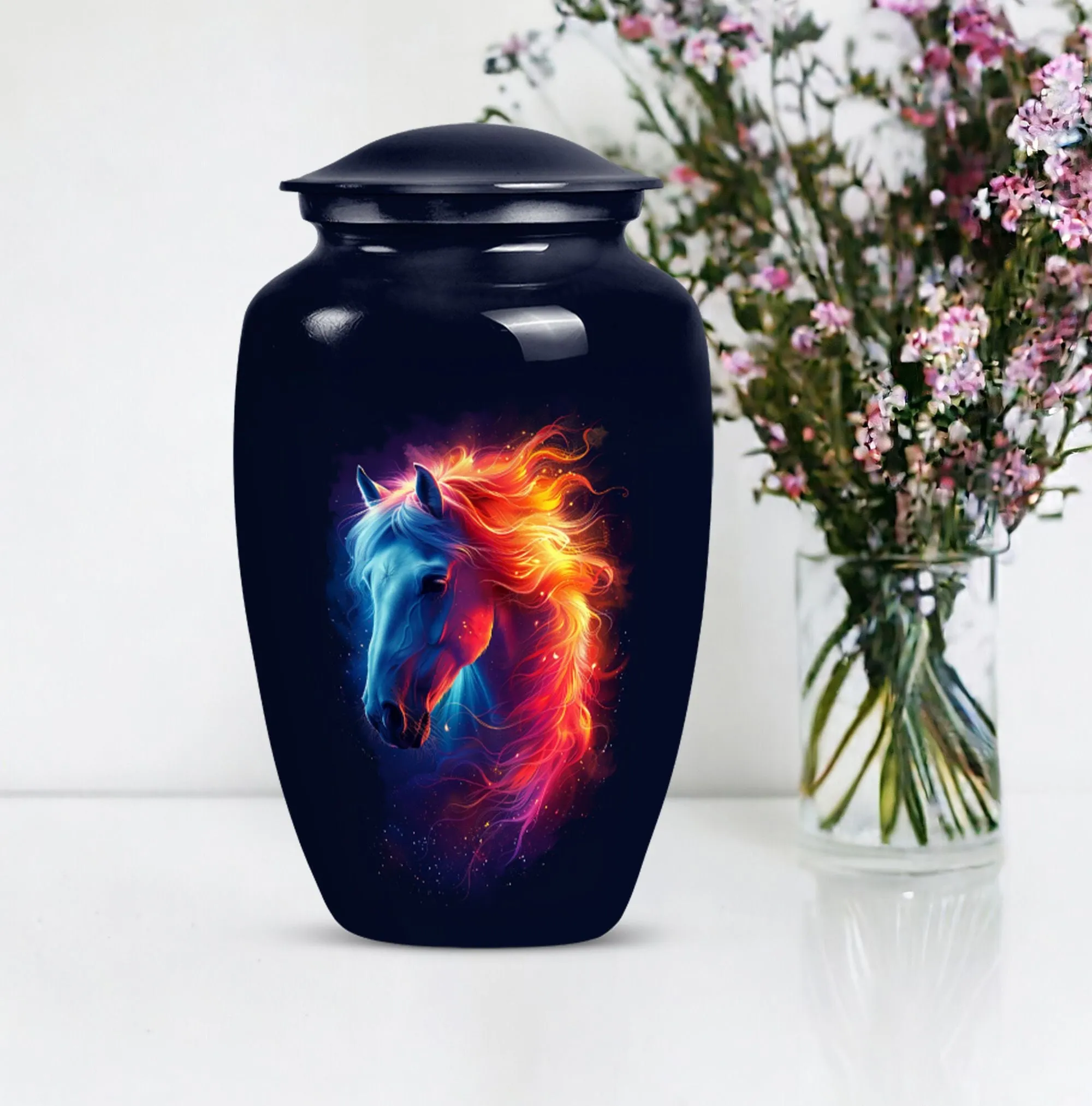 Horse Urn Tranquil Rest - Unforgettable Memorial Forever Urn