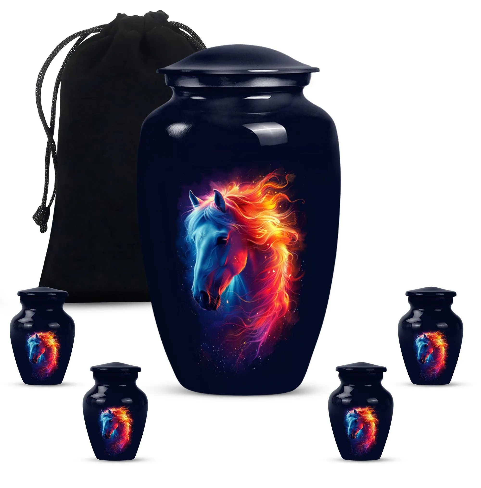 Horse Urn Tranquil Rest - Unforgettable Memorial Forever Urn