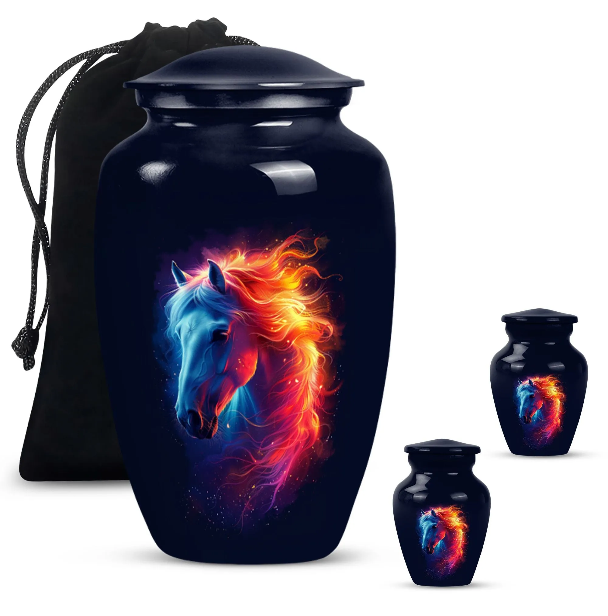 Horse Urn Tranquil Rest - Unforgettable Memorial Forever Urn