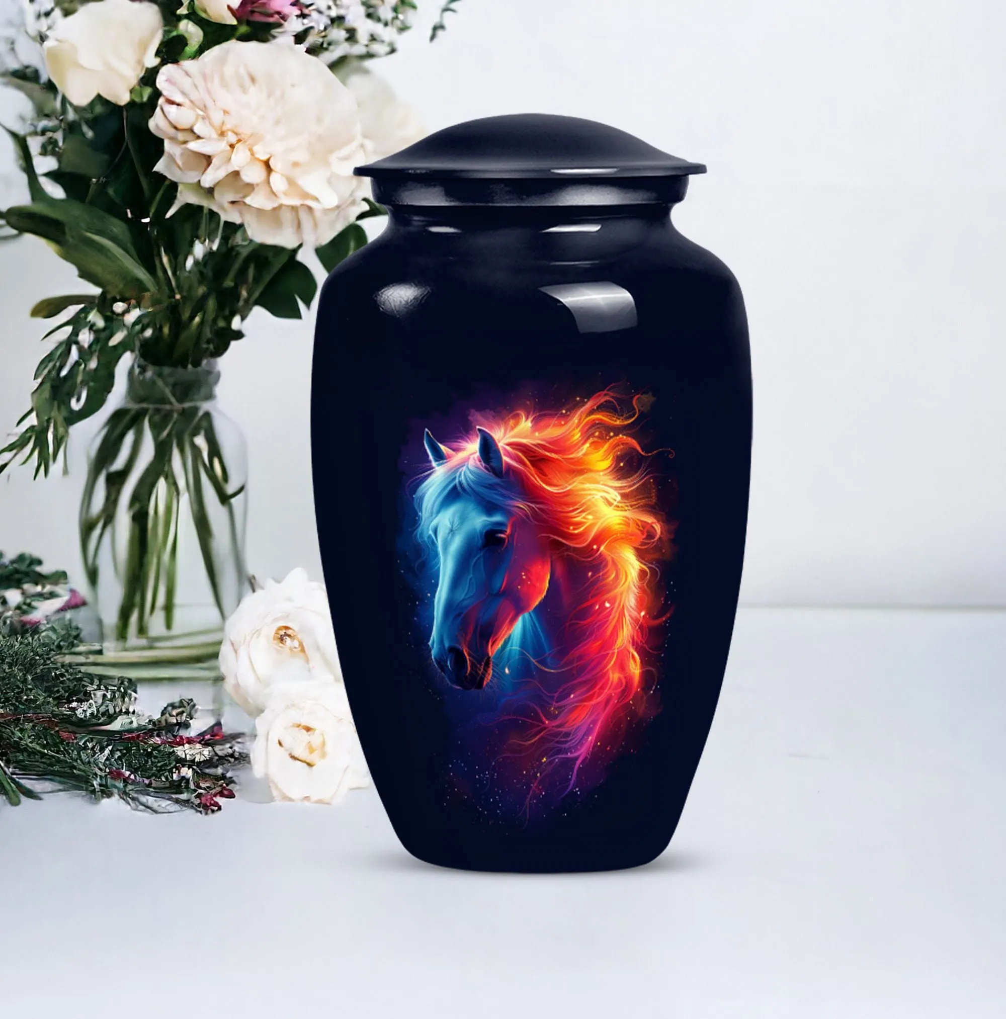 Horse Urn Tranquil Rest - Unforgettable Memorial Forever Urn