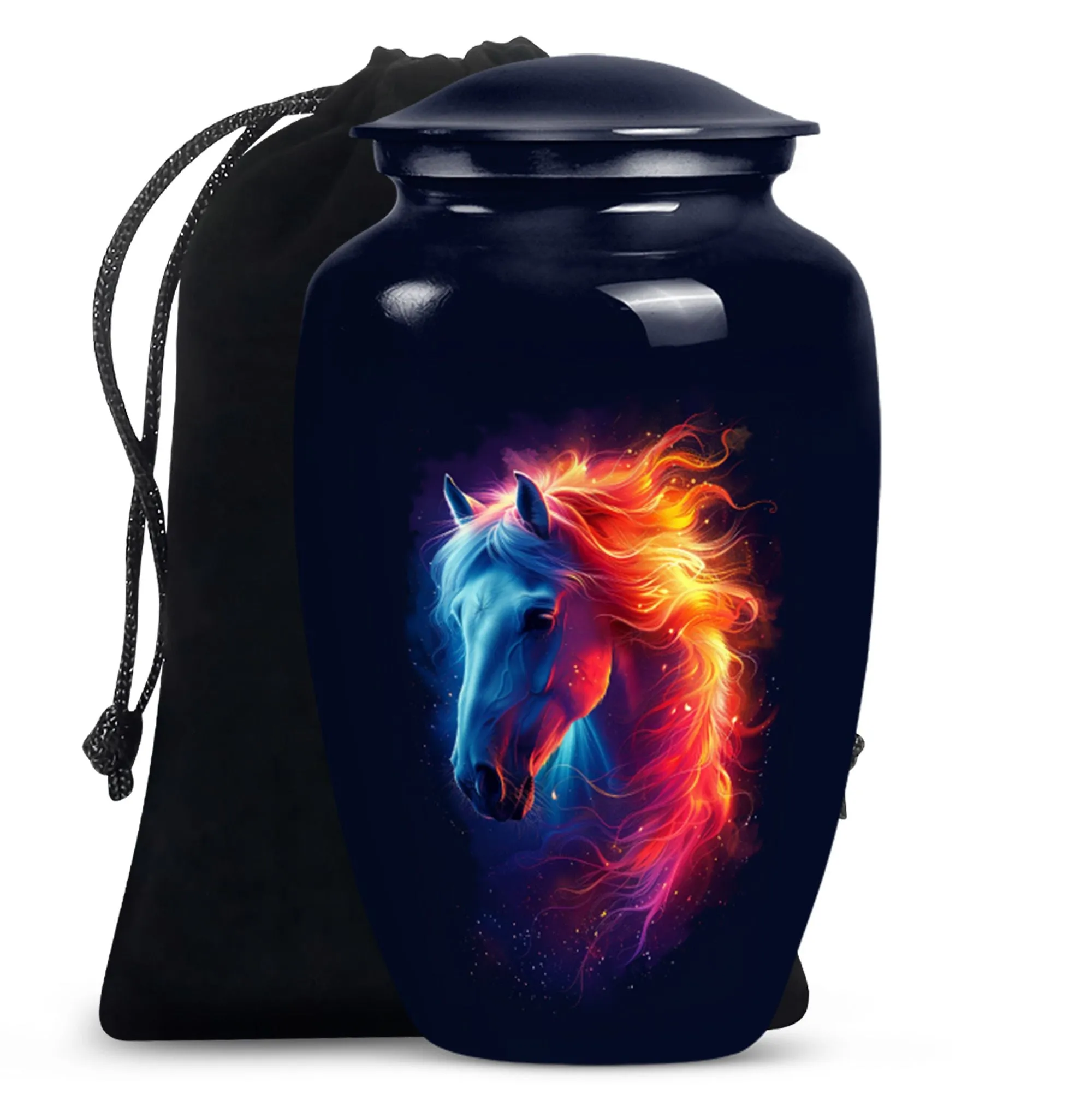 Horse Urn Tranquil Rest - Unforgettable Memorial Forever Urn