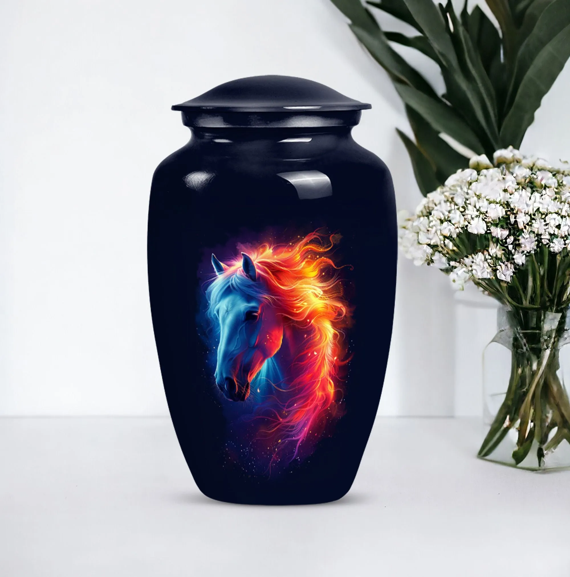 Horse Urn Tranquil Rest - Unforgettable Memorial Forever Urn