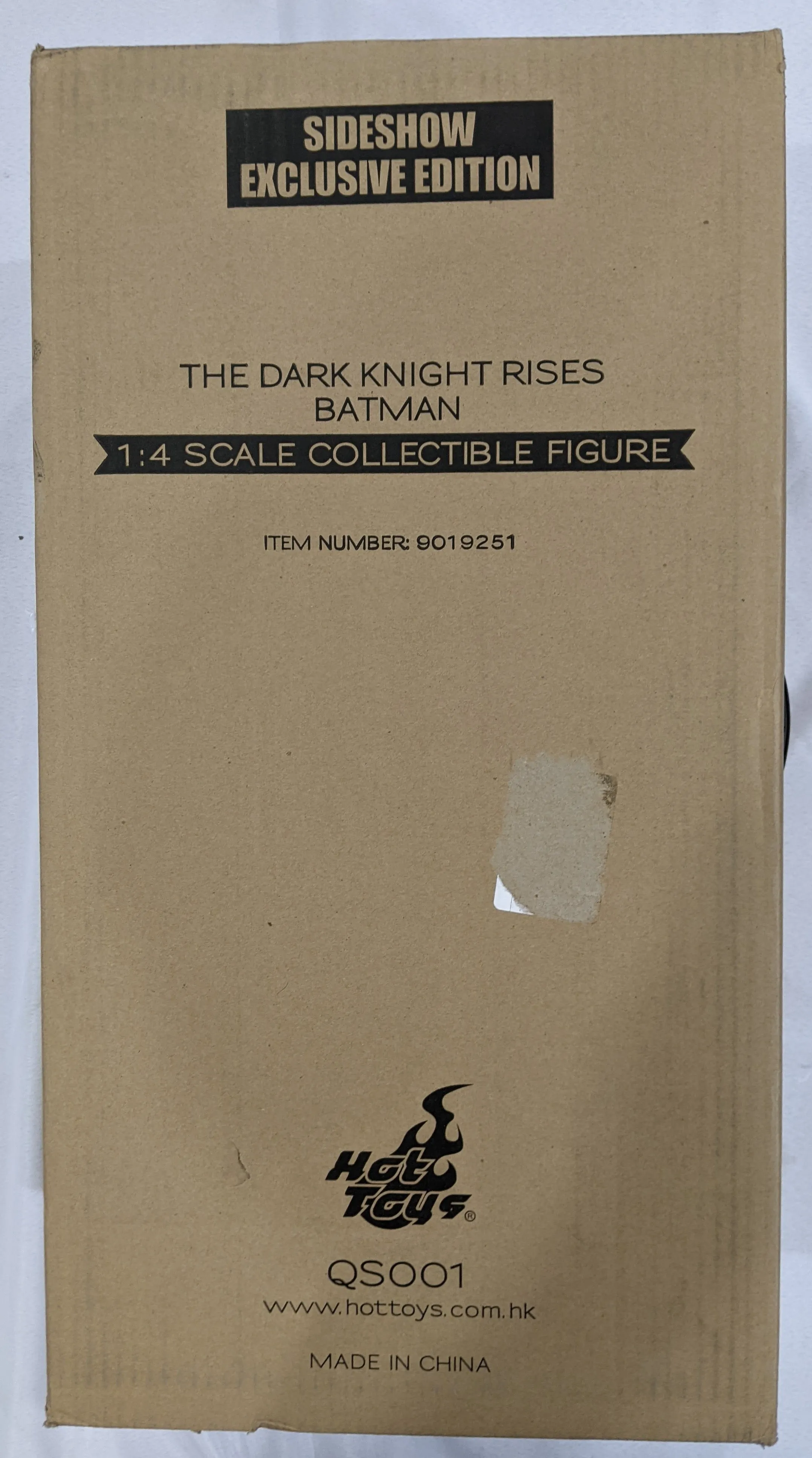Hot Toys 1/4 Dark Knight Rises Batman Exclusive Edition Quarter Scale Figure QS Series QS001