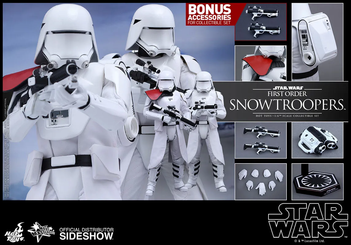 Hot Toys 1/6 First Order Snowtroopers Set Star Wars Episode VII The Force Awakens MMS323 Sixth Scale Figure