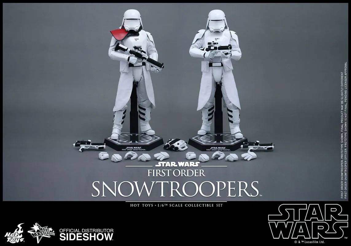 Hot Toys 1/6 First Order Snowtroopers Set Star Wars Episode VII The Force Awakens MMS323 Sixth Scale Figure