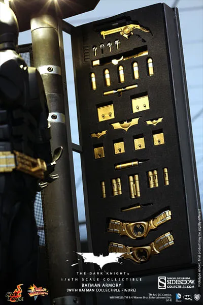 Hot Toys Batman Armory with Bruce Wayne and Alfred 12 Inch 1/6 Scale Action Figure MMS236