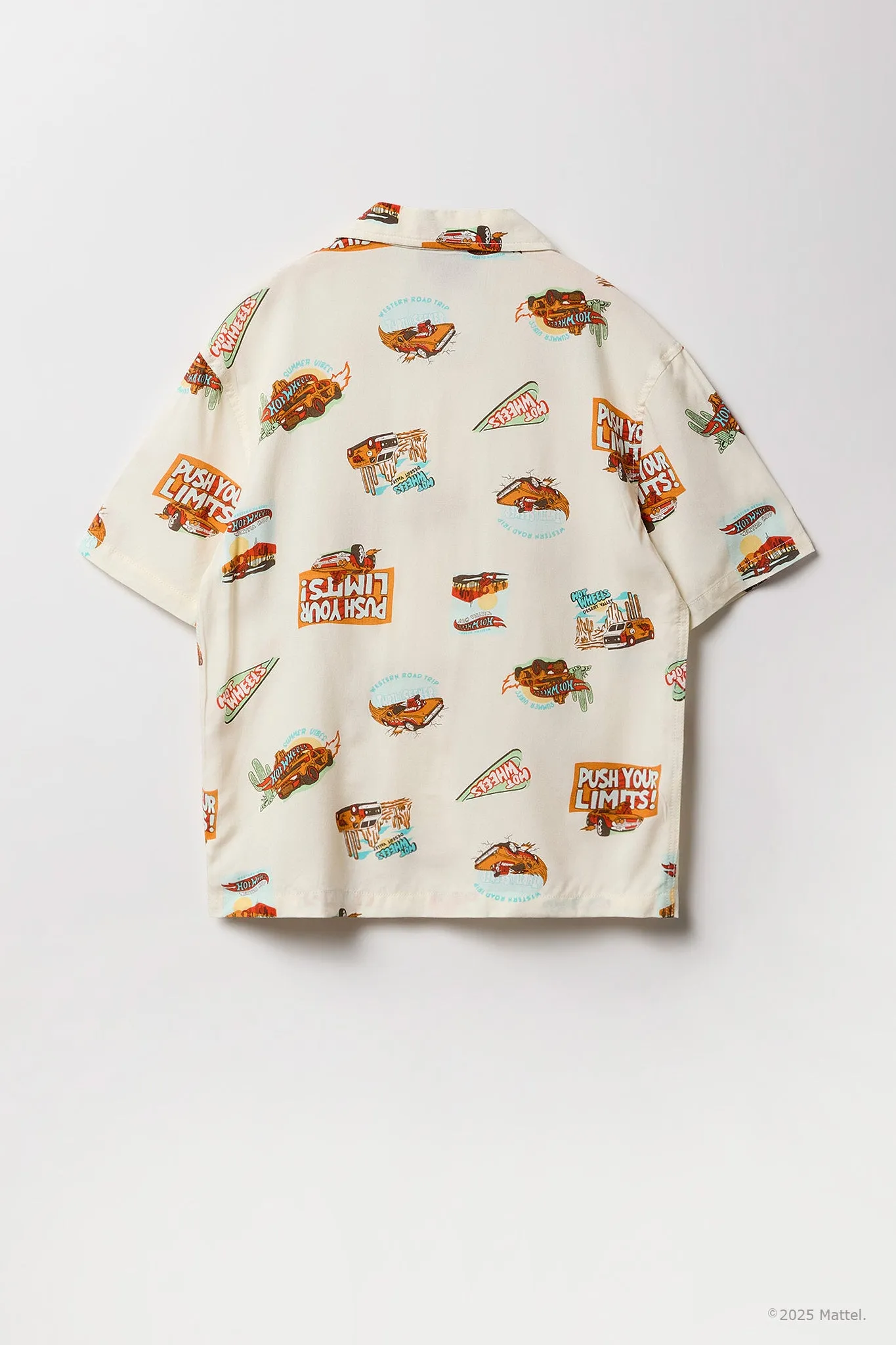 Hot Wheels™ Boys Printed Button-Up Relaxed Top