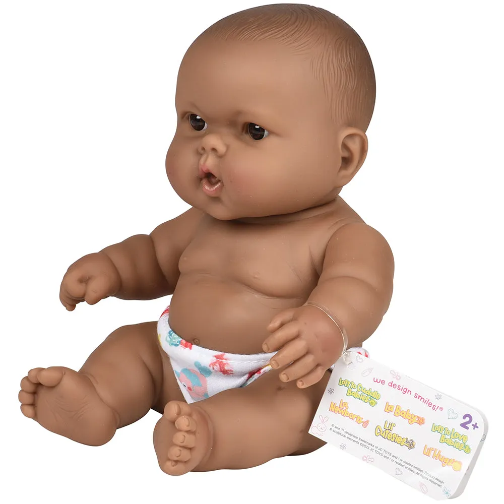 Huggable 10" Hispanic Baby Doll | Soft Vinyl with Detailed Features