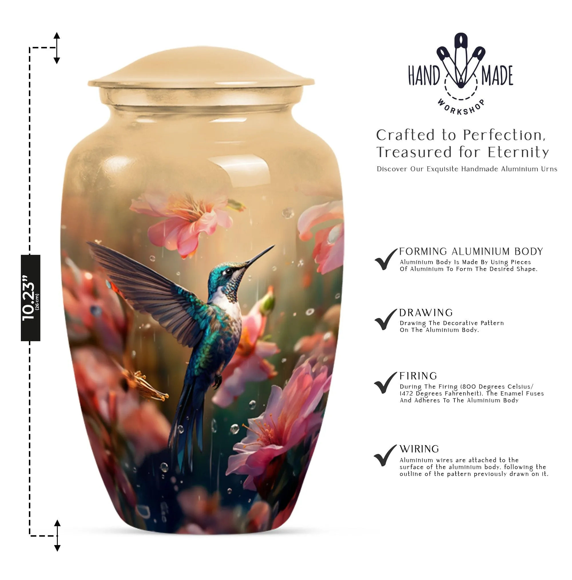 Humming Bird Repository: Unique Tribute Memorial Urn