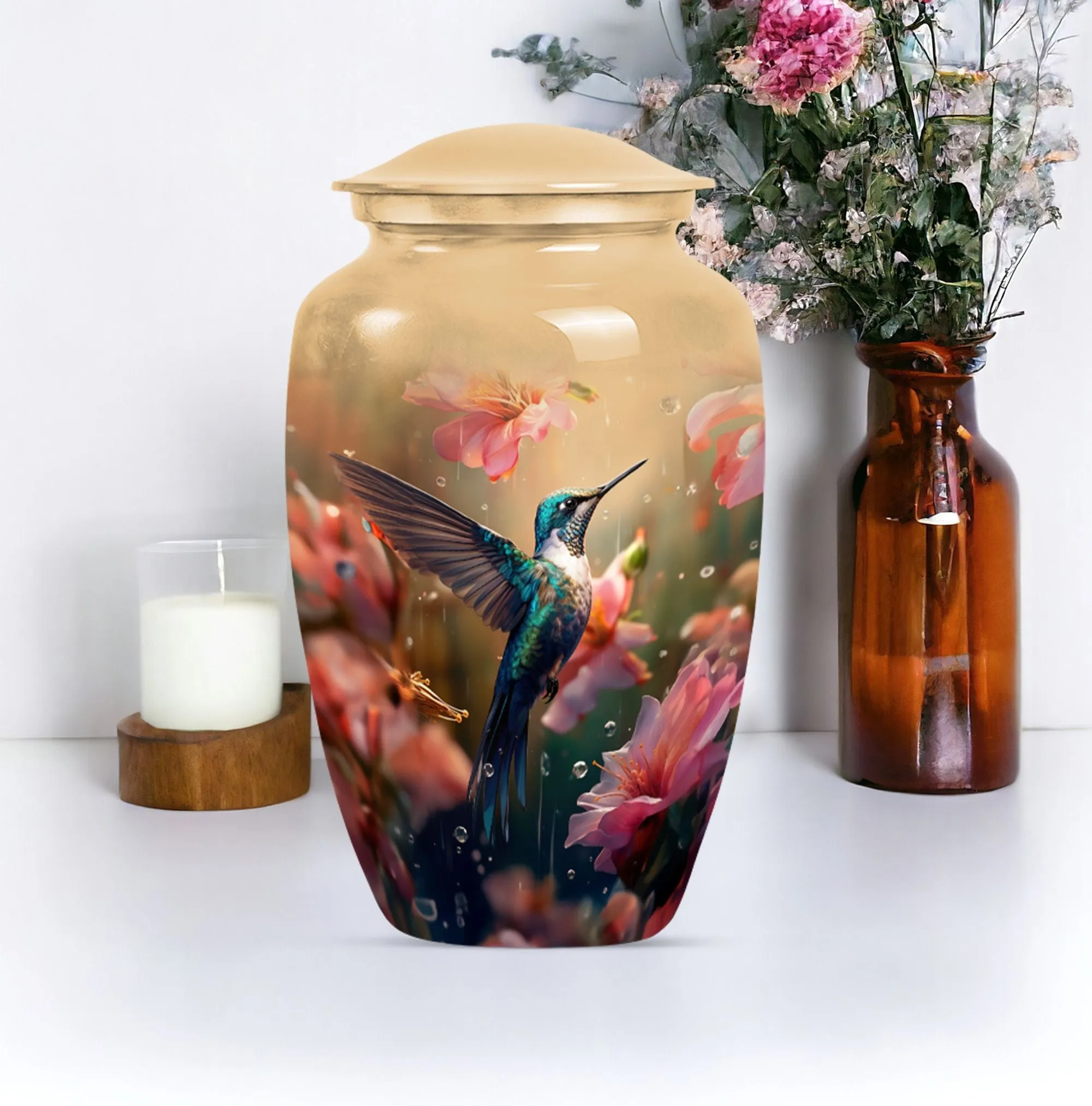 Humming Bird Repository: Unique Tribute Memorial Urn