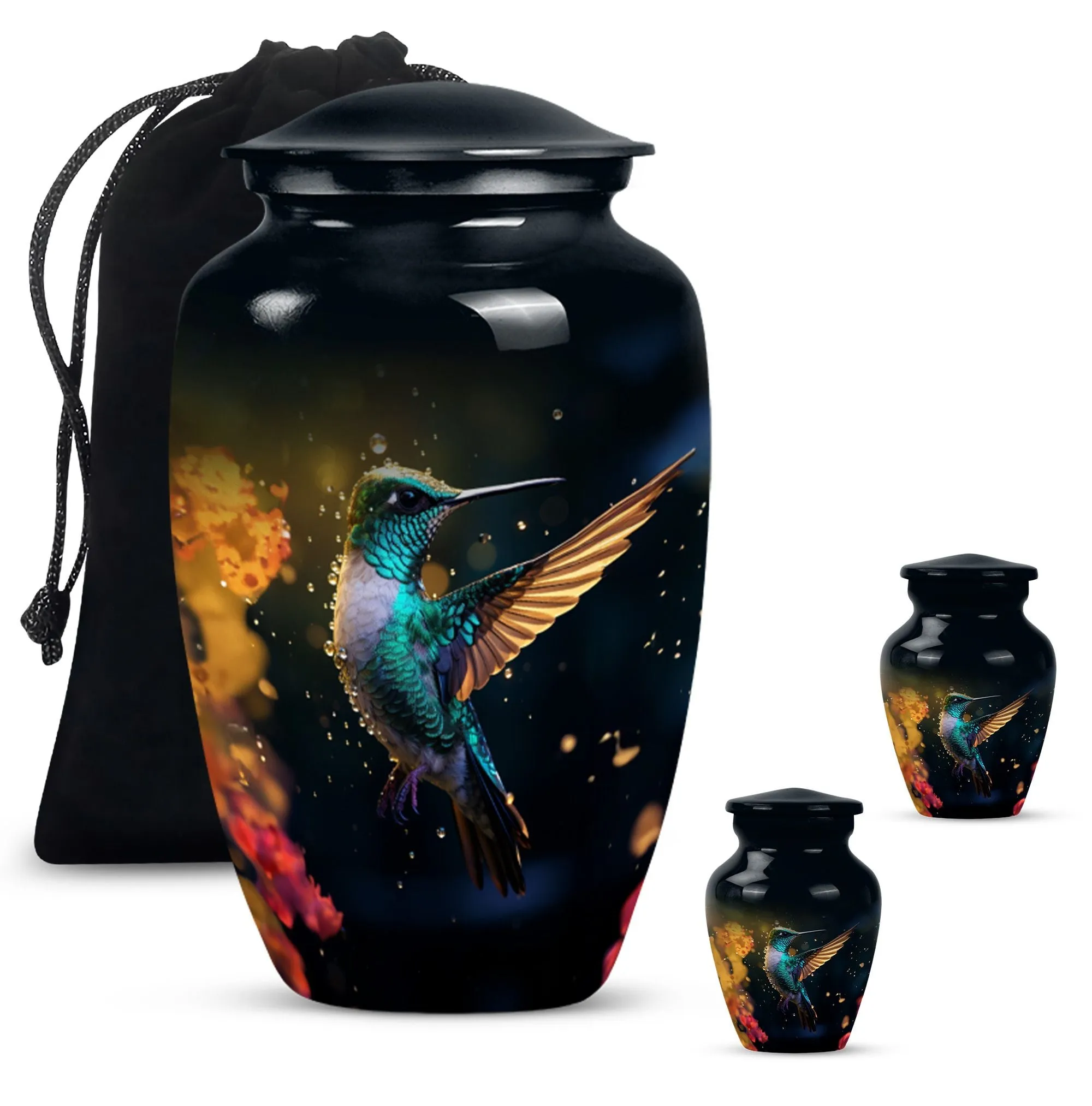 Humming Birds Cremation Urn for Sentimental Remembrance