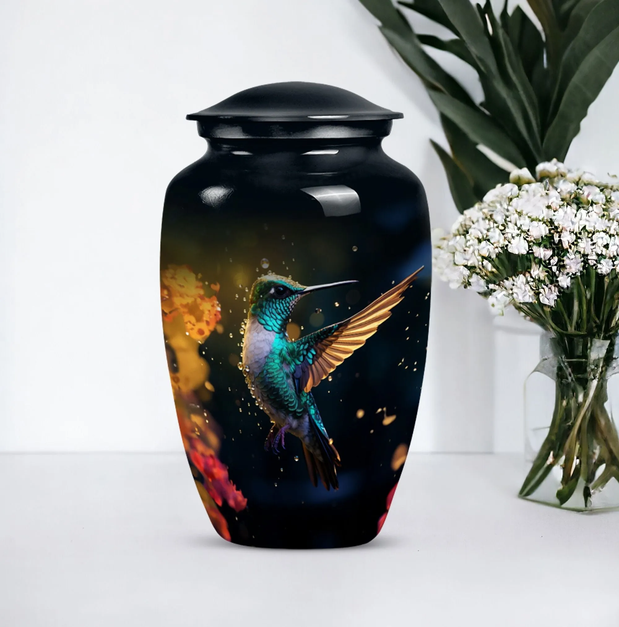 Humming Birds Cremation Urn for Sentimental Remembrance