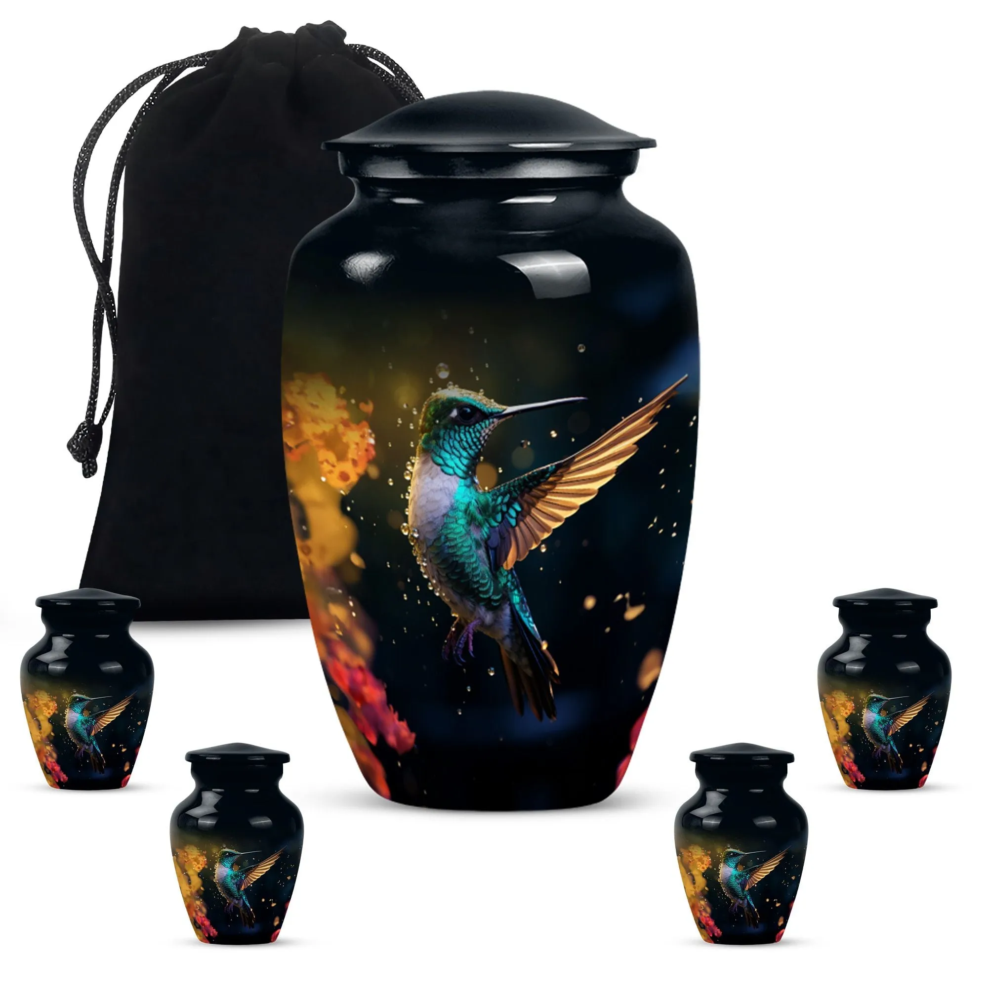 Humming Birds Cremation Urn for Sentimental Remembrance