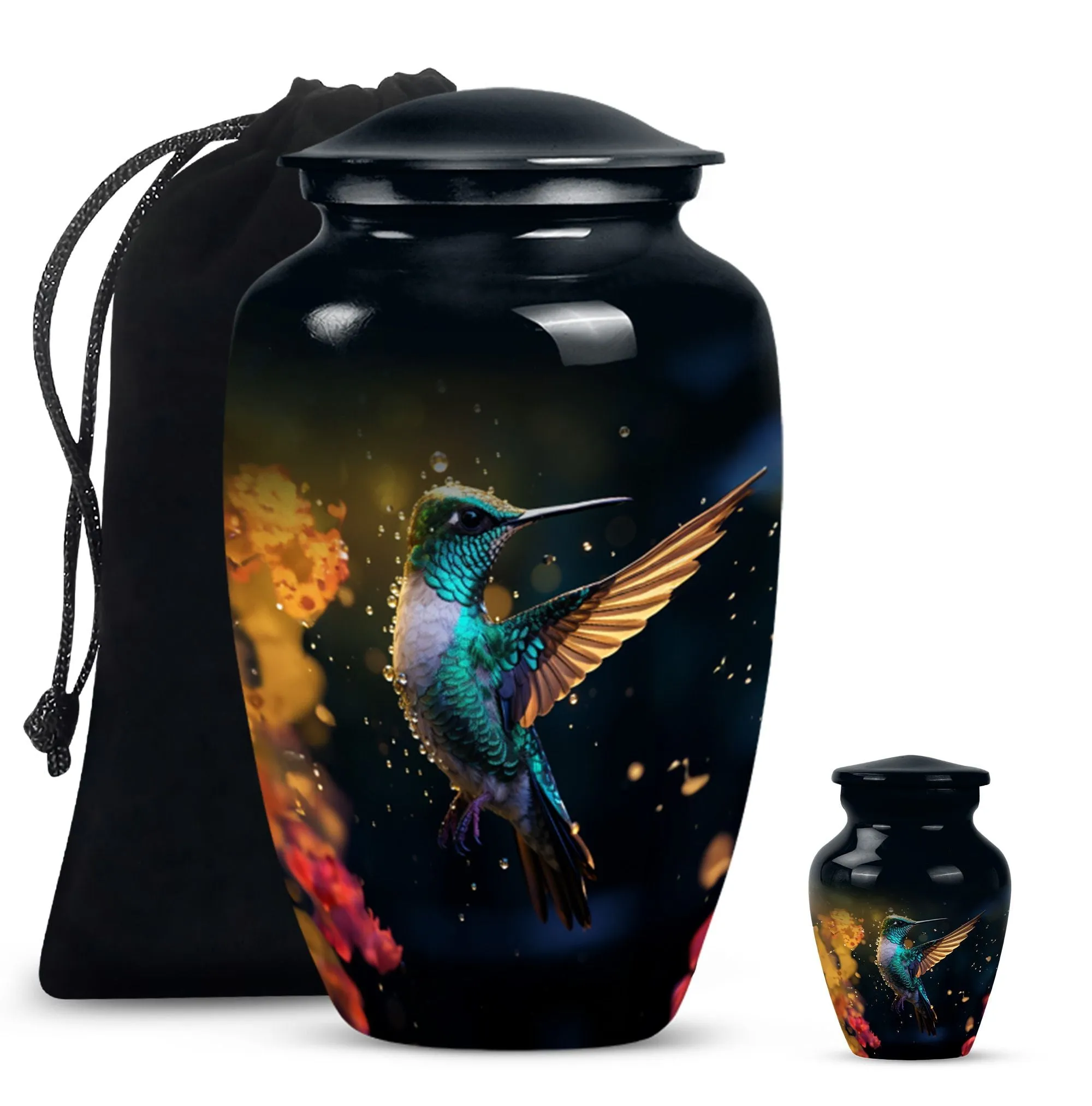 Humming Birds Cremation Urn for Sentimental Remembrance