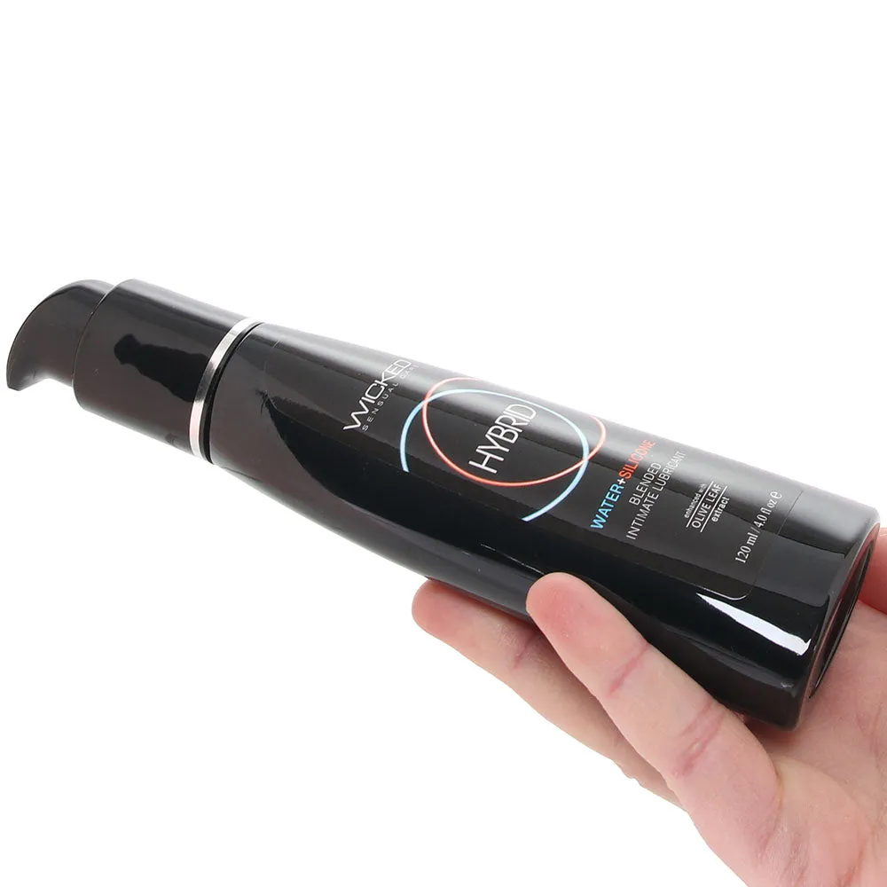 Hybrid Water & Silicone Lubricant in 120ml/4oz