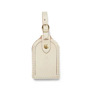 Ivory Leather - Luggage Tag
