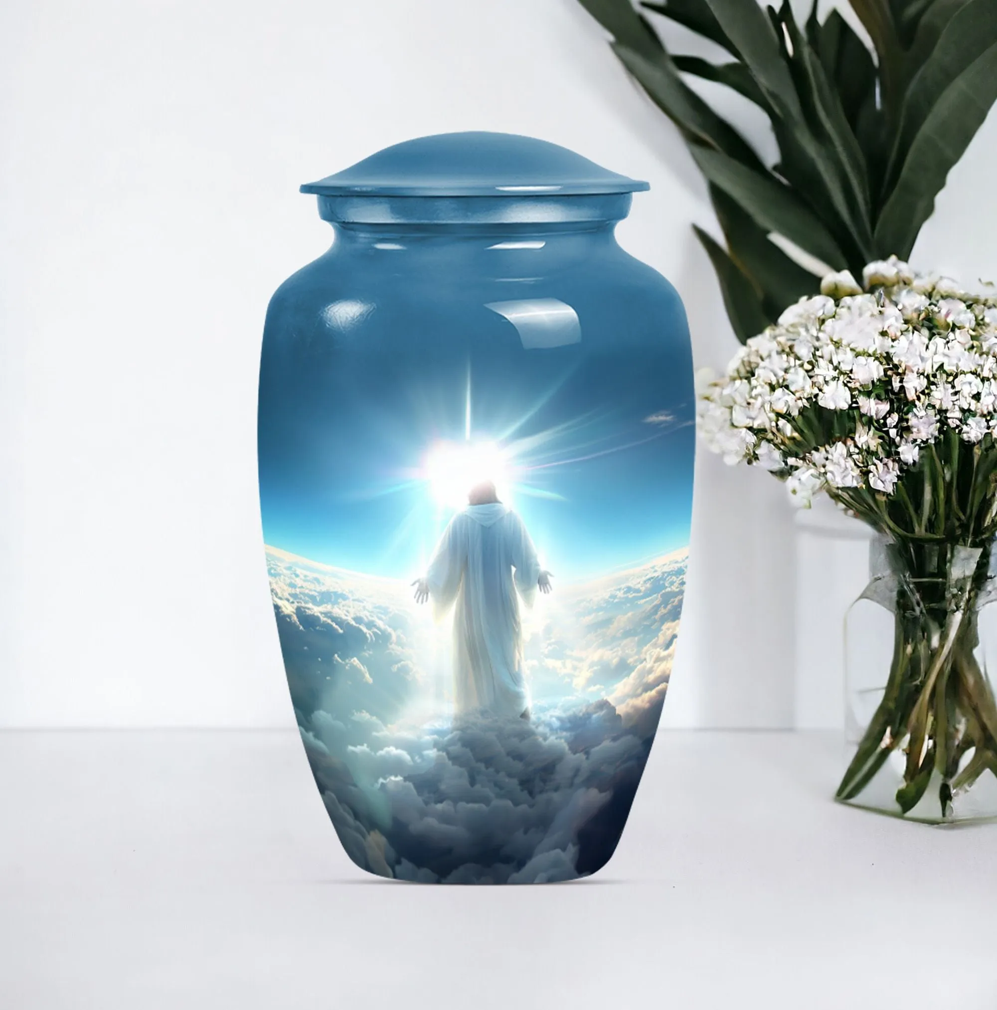 Jesus Memorial Urn - A Treasured Comfort for Loved Ones' Ashes