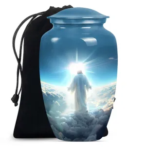 Jesus Memorial Urn - A Treasured Comfort for Loved Ones' Ashes