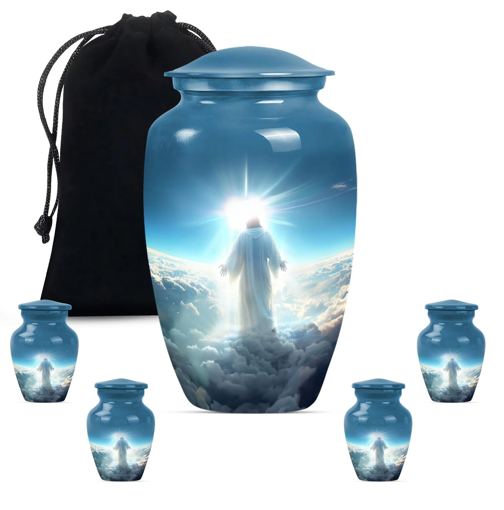 Jesus Memorial Urn - A Treasured Comfort for Loved Ones' Ashes