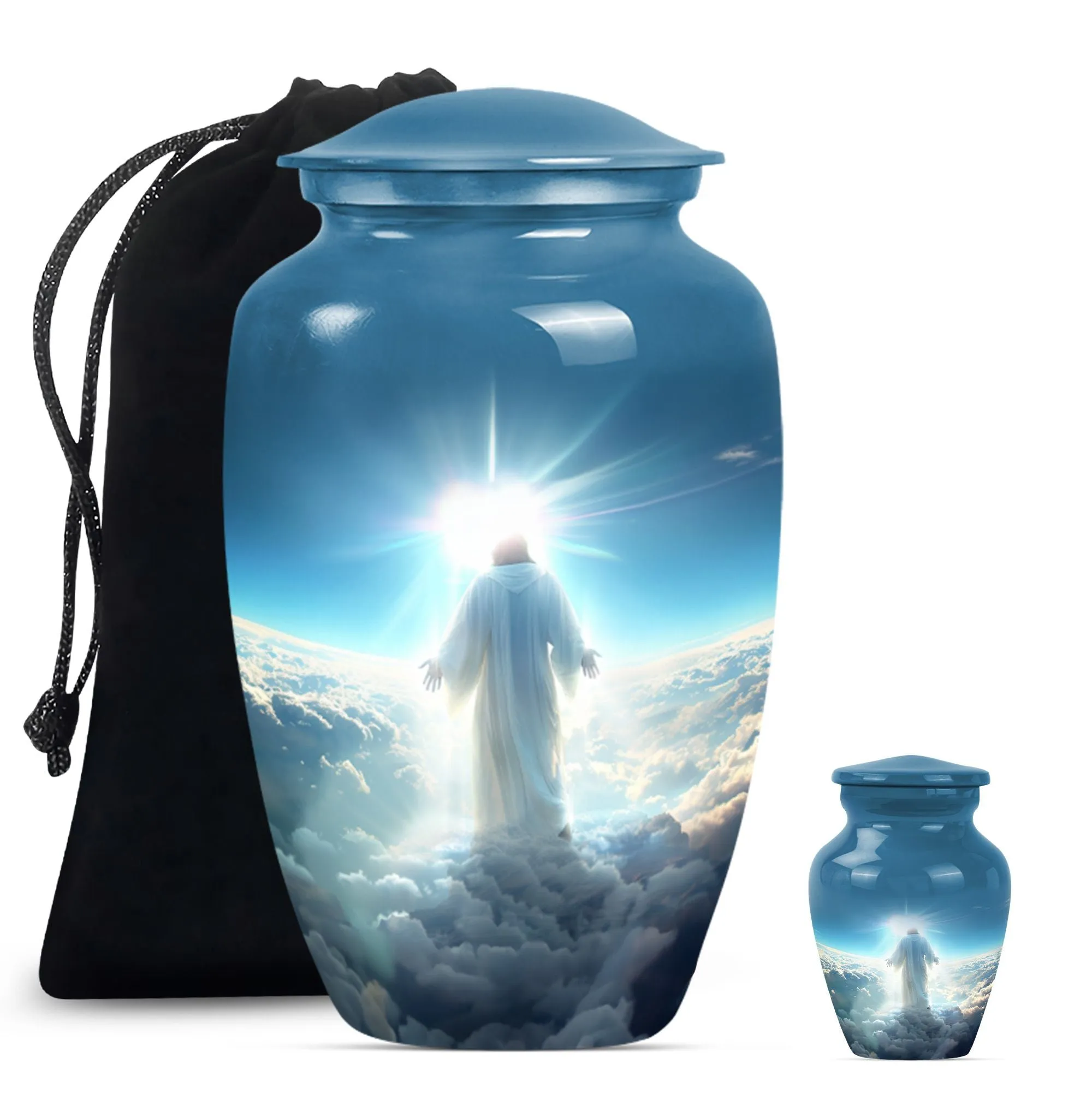 Jesus Memorial Urn - A Treasured Comfort for Loved Ones' Ashes