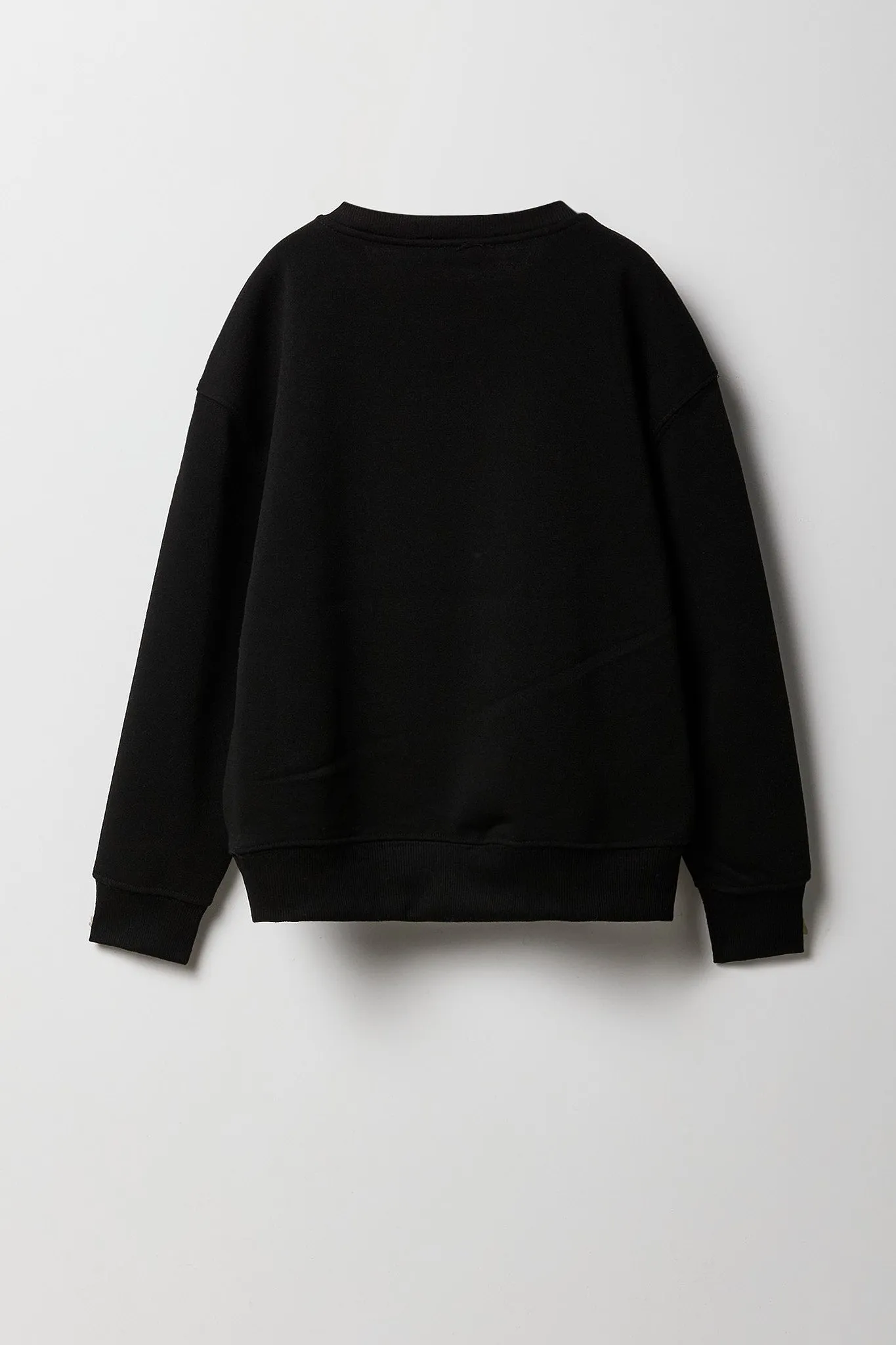 Kids Embroidered Graphic Fleece Sweatshirt