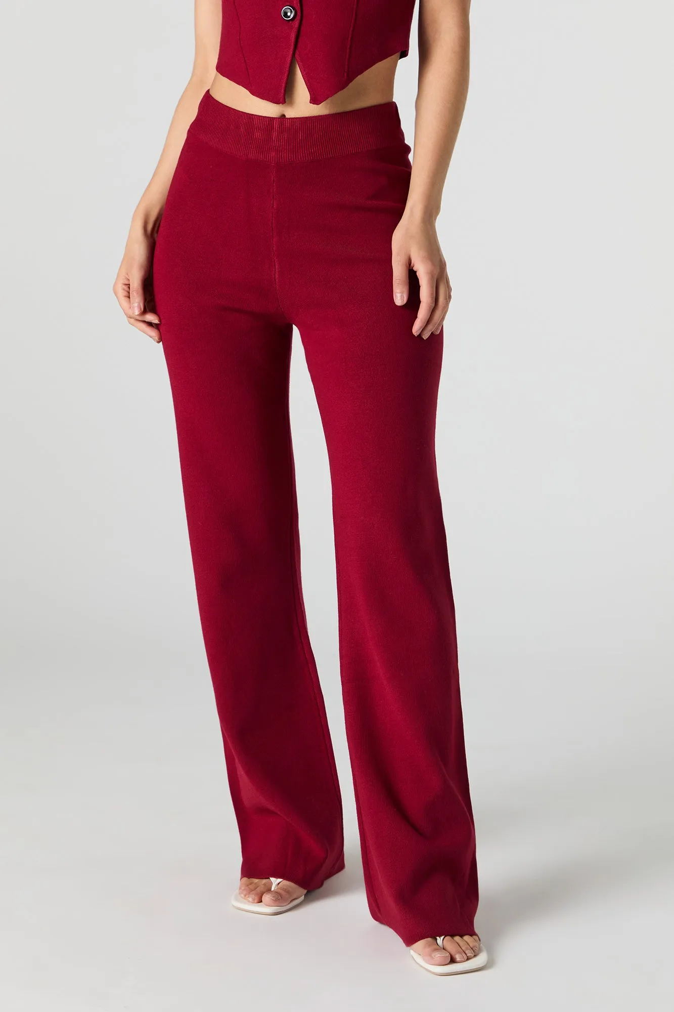 Knit Wide Leg Pant
