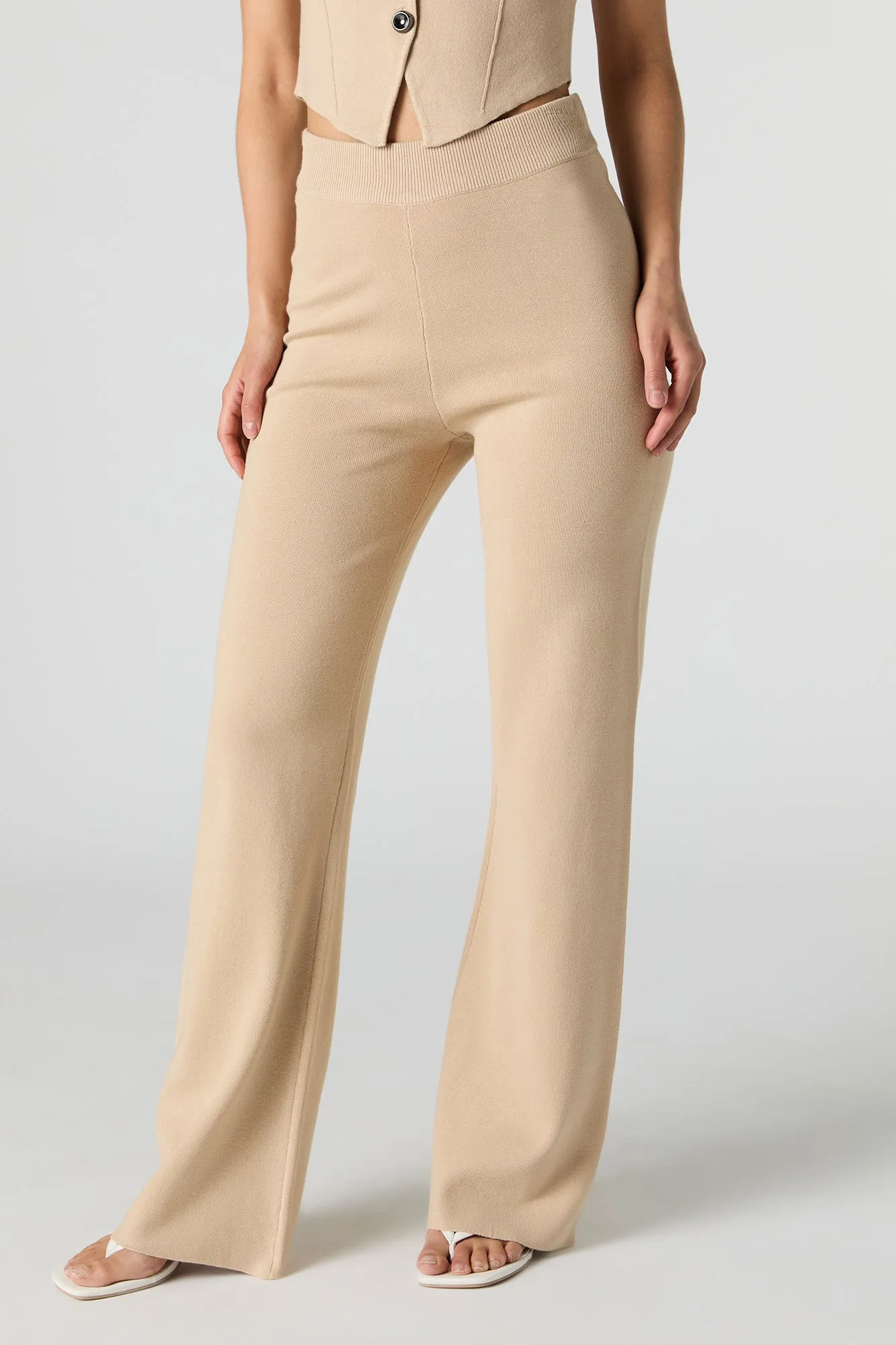 Knit Wide Leg Pant