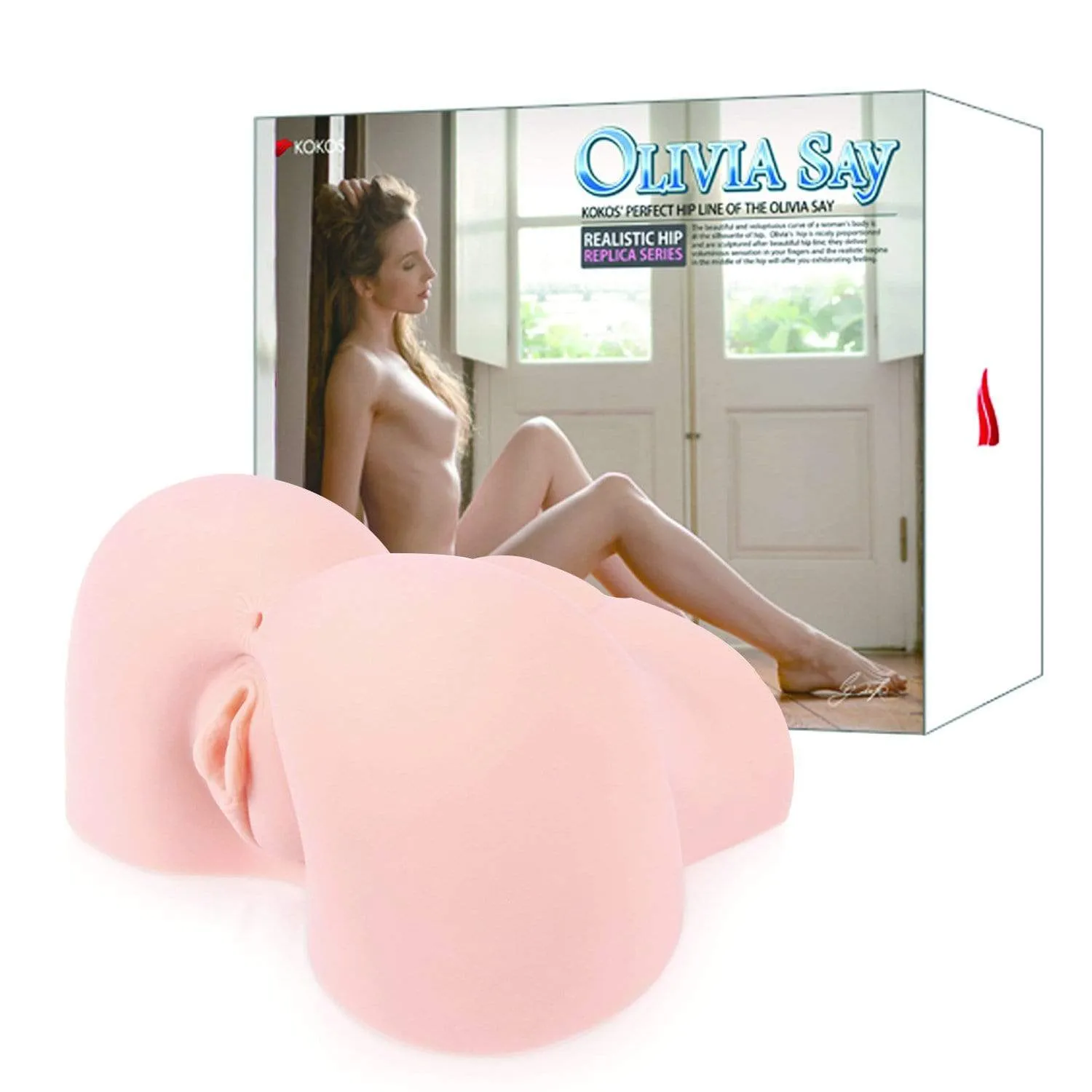 Kokos - Olivia Say Realistic Peferct Hip Masturbator (Beige)