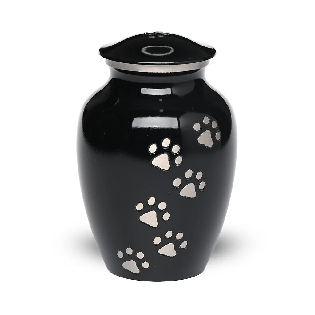 LARGE Brass Pet Urn - "Paws to Heaven"