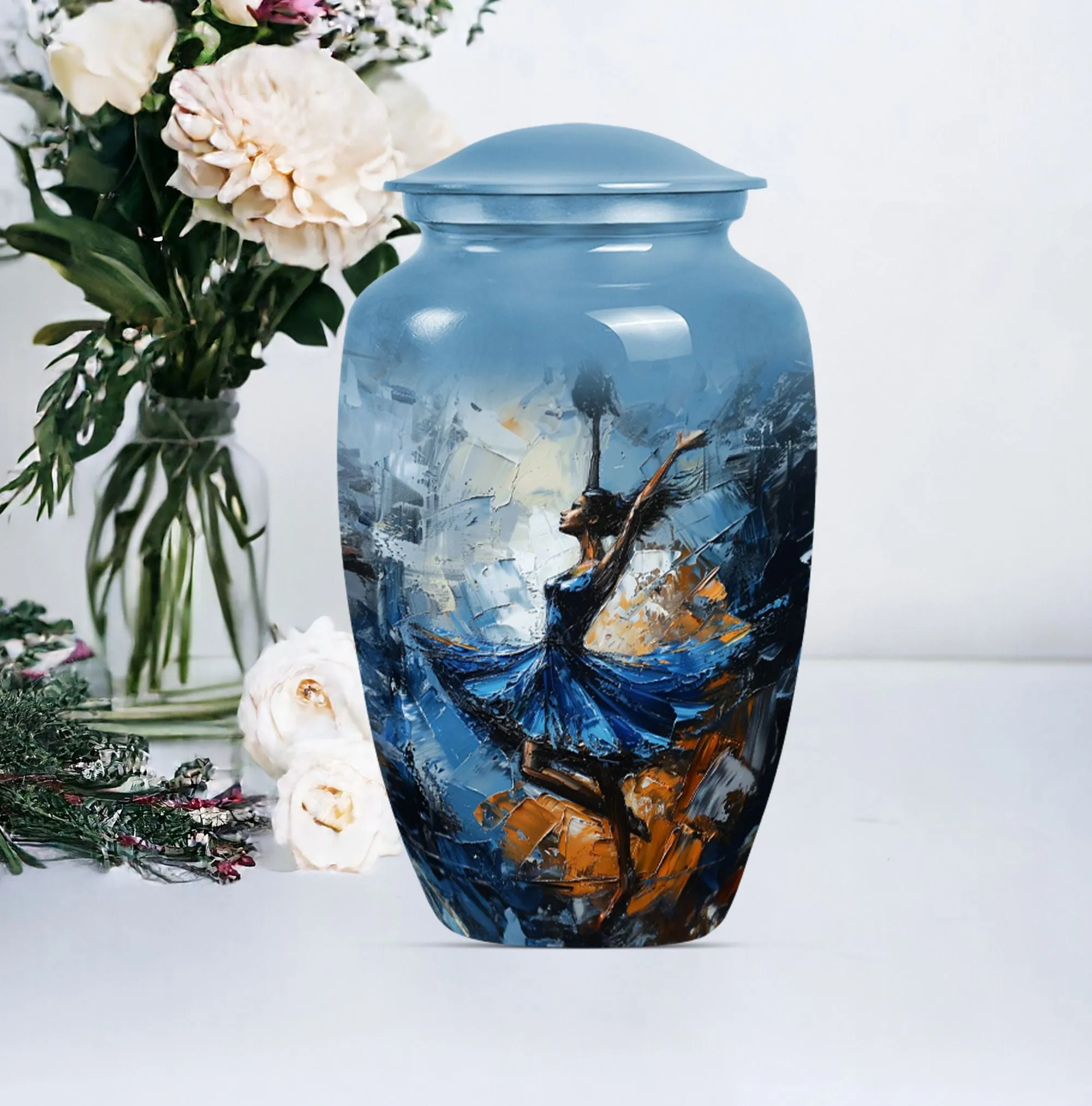 Large Capacity Burial Urn for an Honourable Farewell