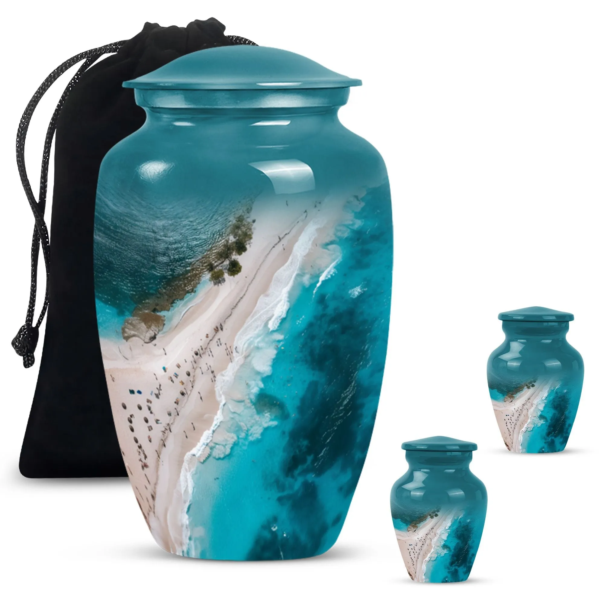 Lasting Tribute Beach Urn - Cherished Cremation Urn for Women