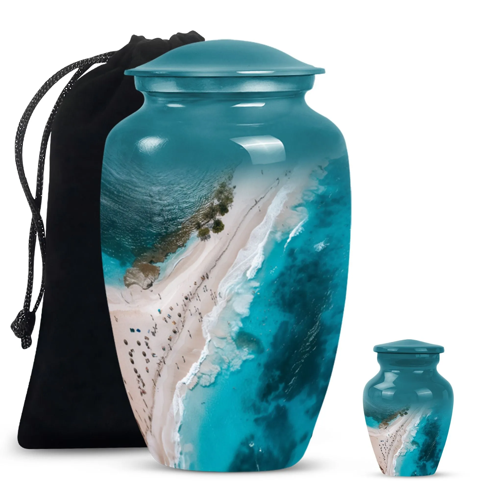 Lasting Tribute Beach Urn - Cherished Cremation Urn for Women