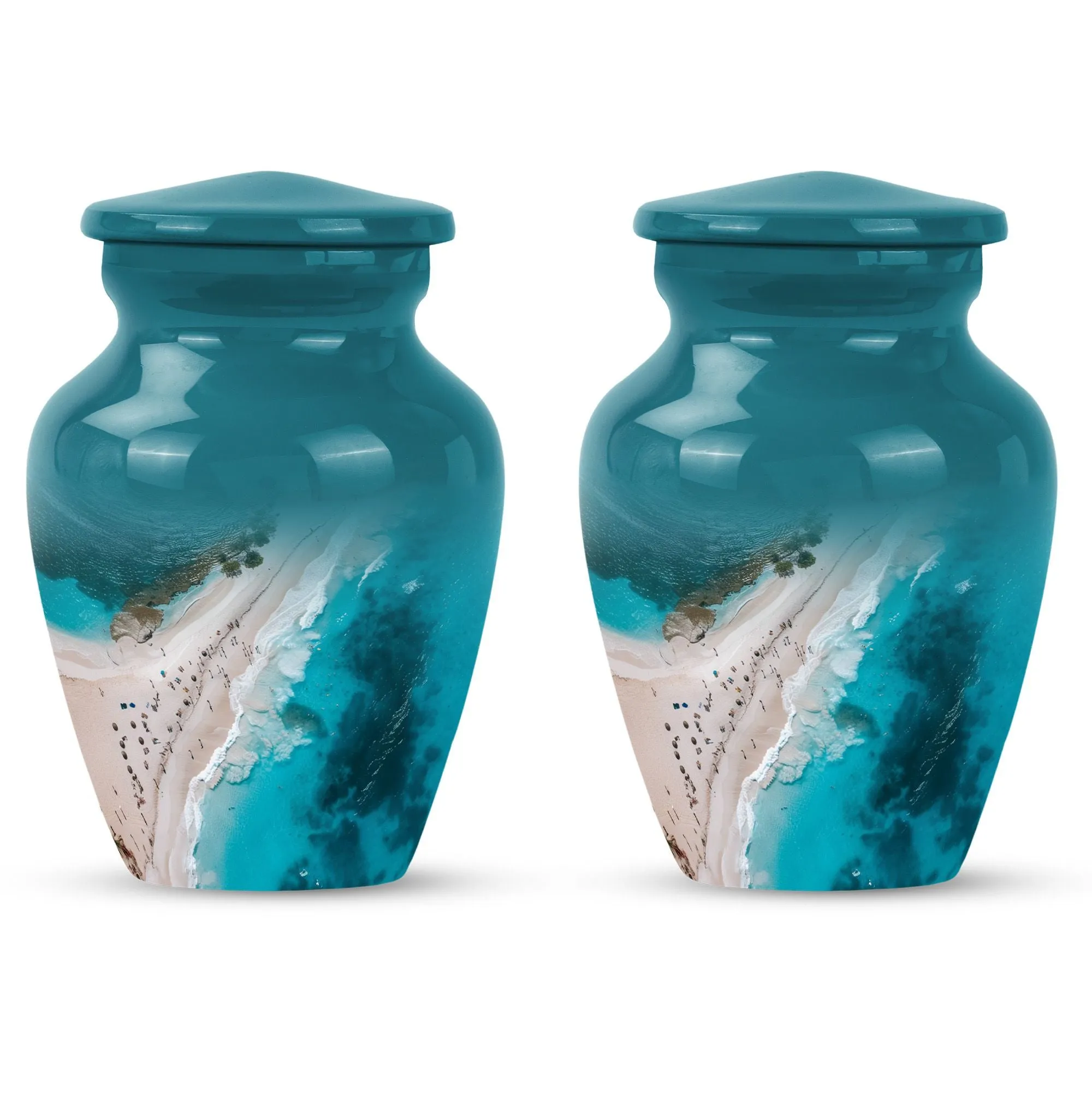Lasting Tribute Beach Urn - Cherished Cremation Urn for Women