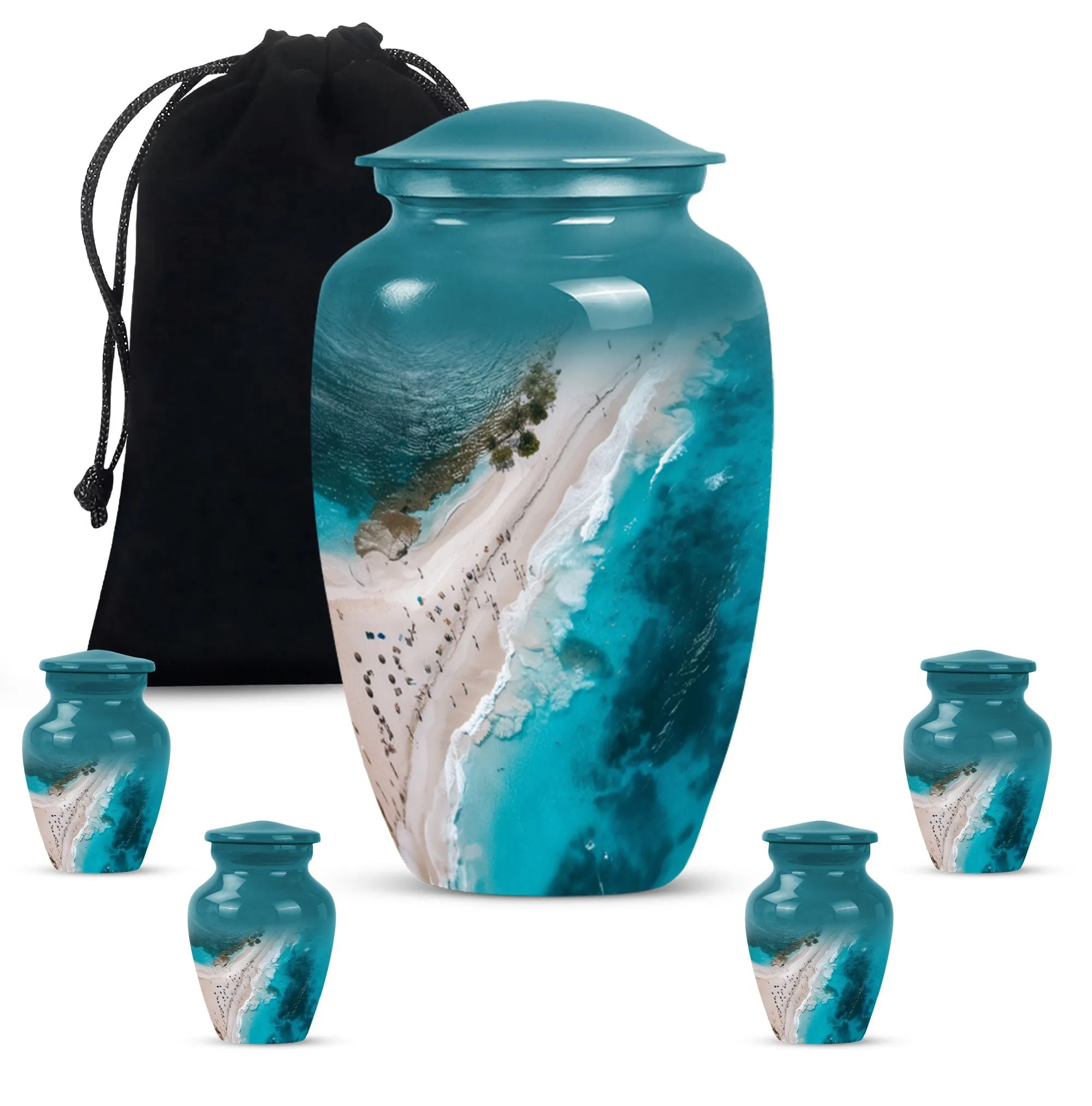 Lasting Tribute Beach Urn - Cherished Cremation Urn for Women