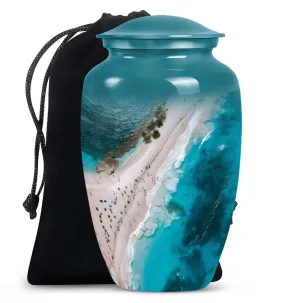Lasting Tribute Beach Urn - Cherished Cremation Urn for Women