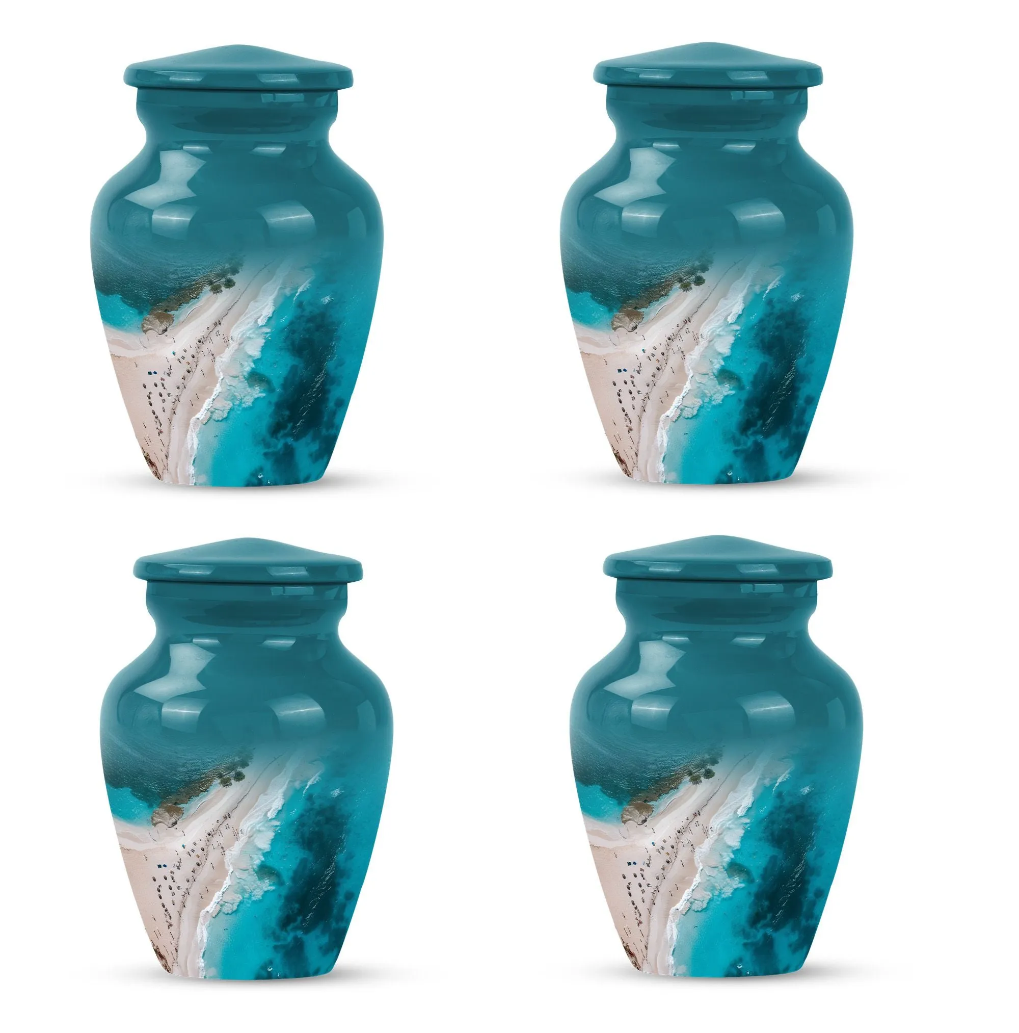 Lasting Tribute Beach Urn - Cherished Cremation Urn for Women