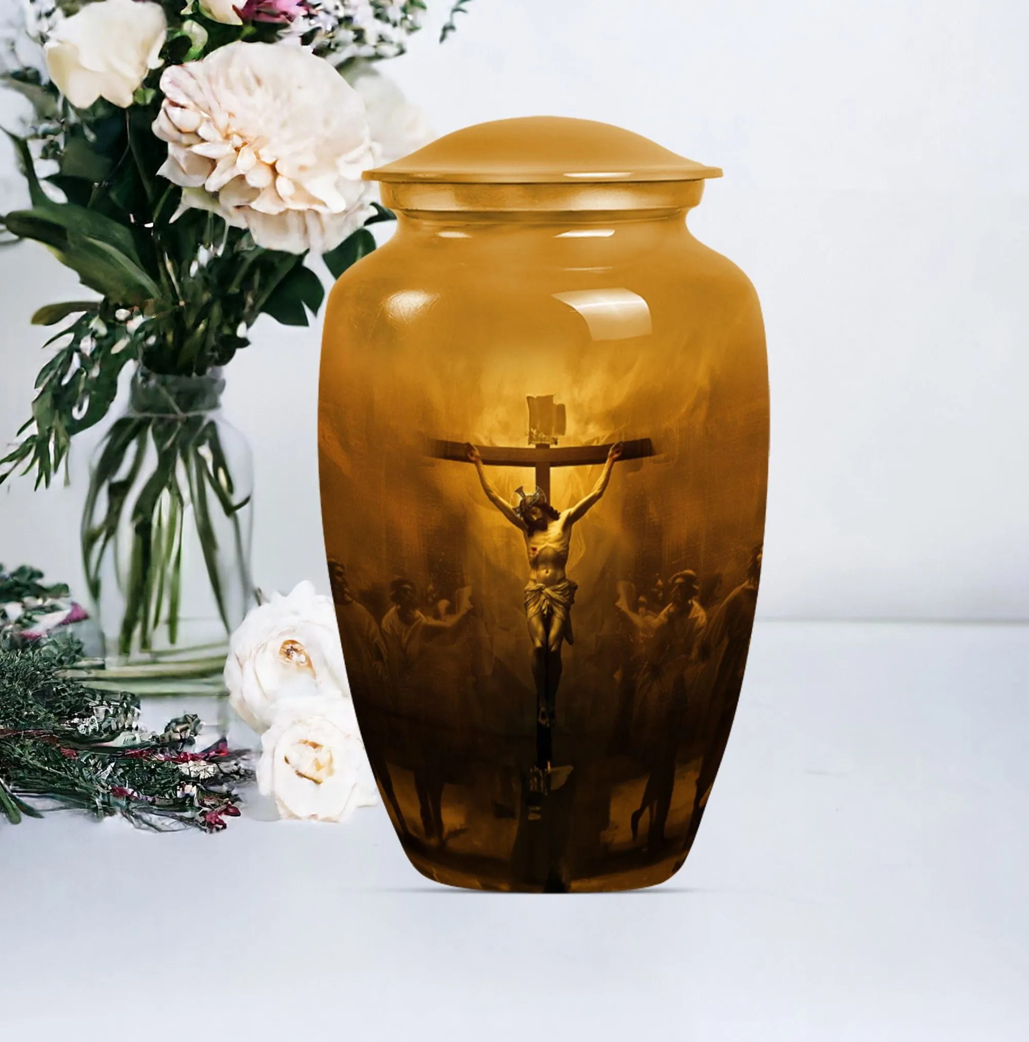 Lasting Tribute Jesus Urn - A Touching Solace Memorial Urn
